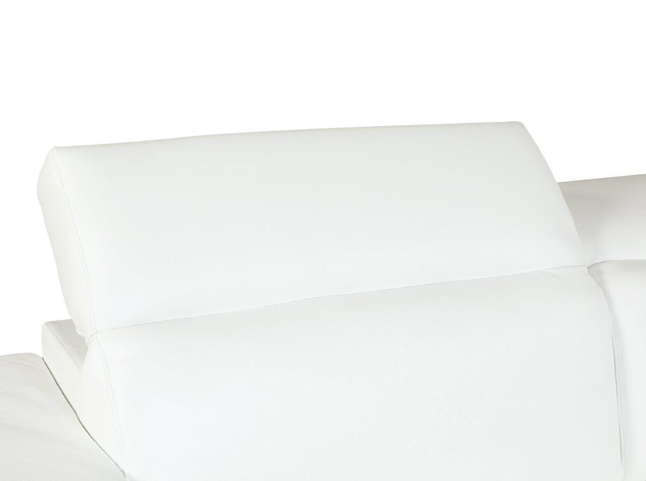 

    
 Photo  WHITE Genuine Italian Leather Sofa & 2 Chairs 3Pcs Set Contemporary 692 Global United
