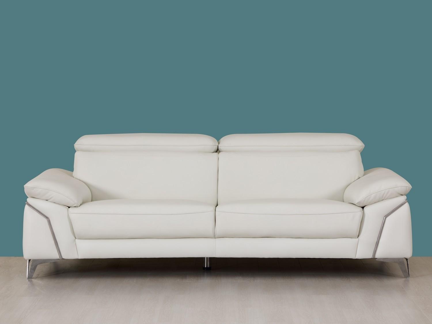 

        
Global United 727 Sofa and Loveseat Set White Italian Leather 083398862726
