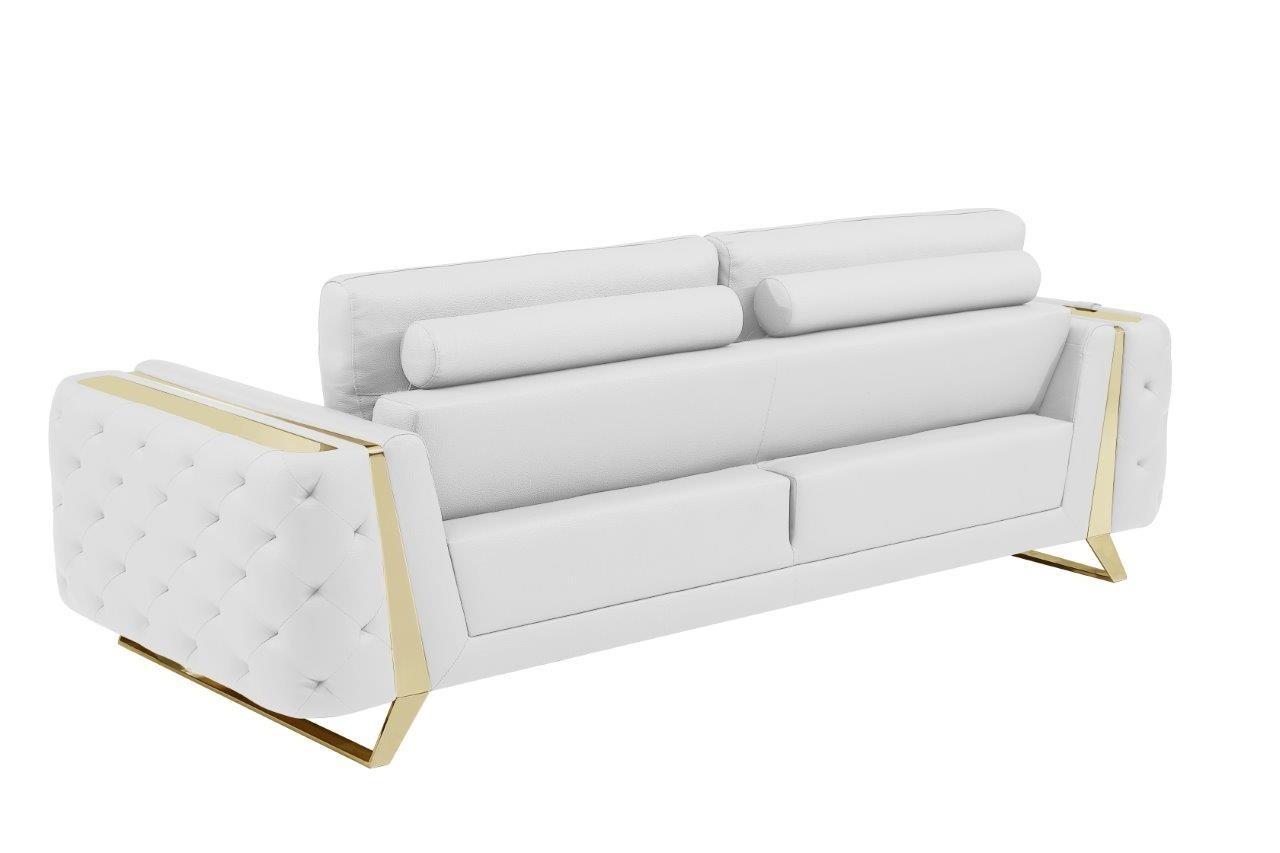 

    
1050-WHITE-2PC WHITE Genuine Italian Leather Sofa Set 2Pcs Contemporary 1050 Global United

