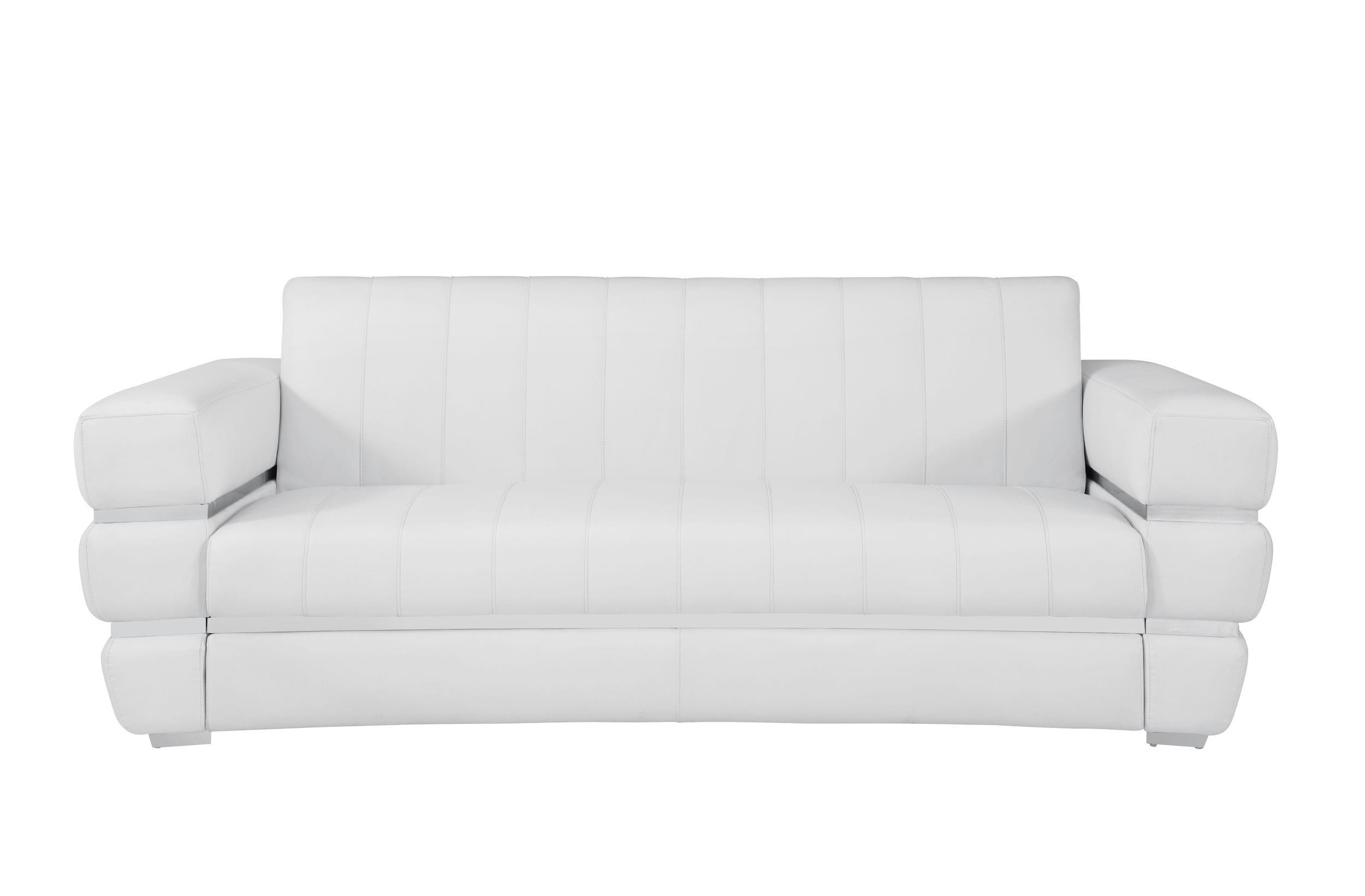 

        
Global United 904 Sofa and Loveseat Set White Leather 669356104802
