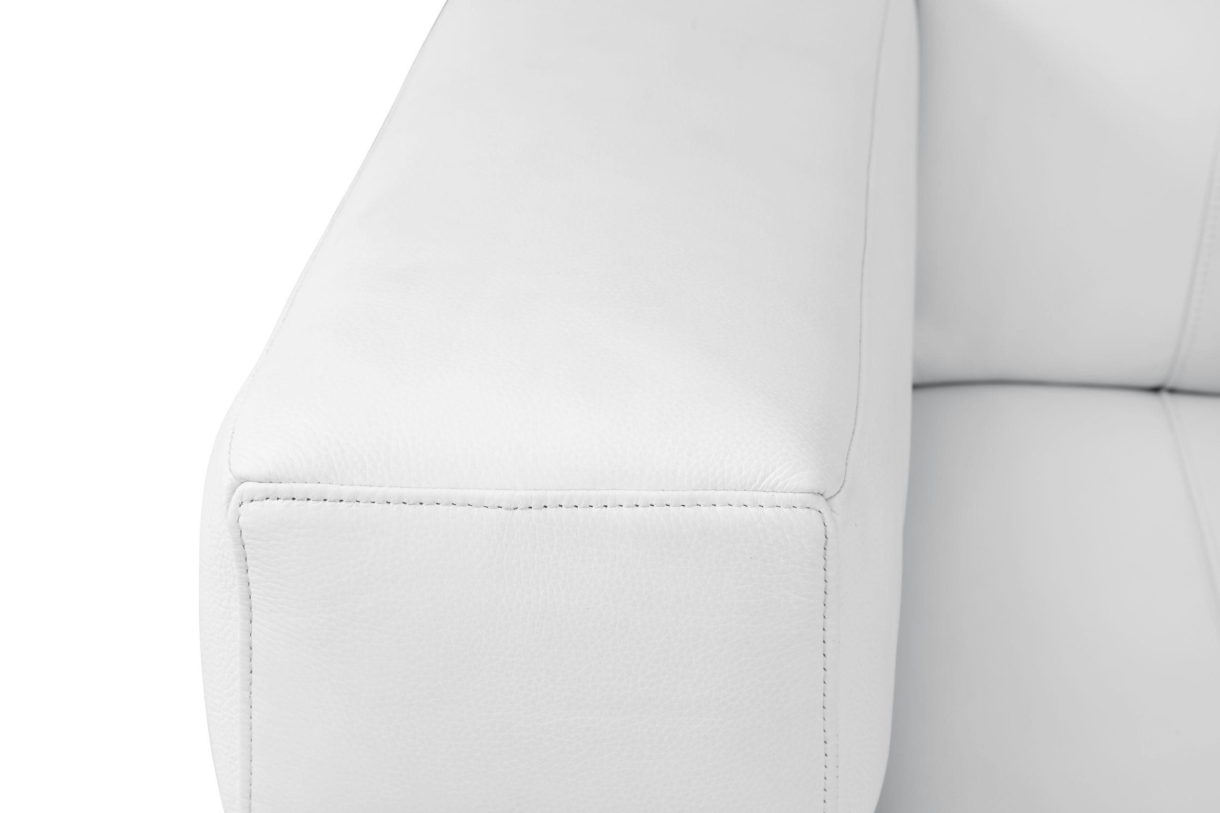 

    
 Order  White Genuine Italian Leather Sofa Set 2Pcs Contemporary 904 Global United
