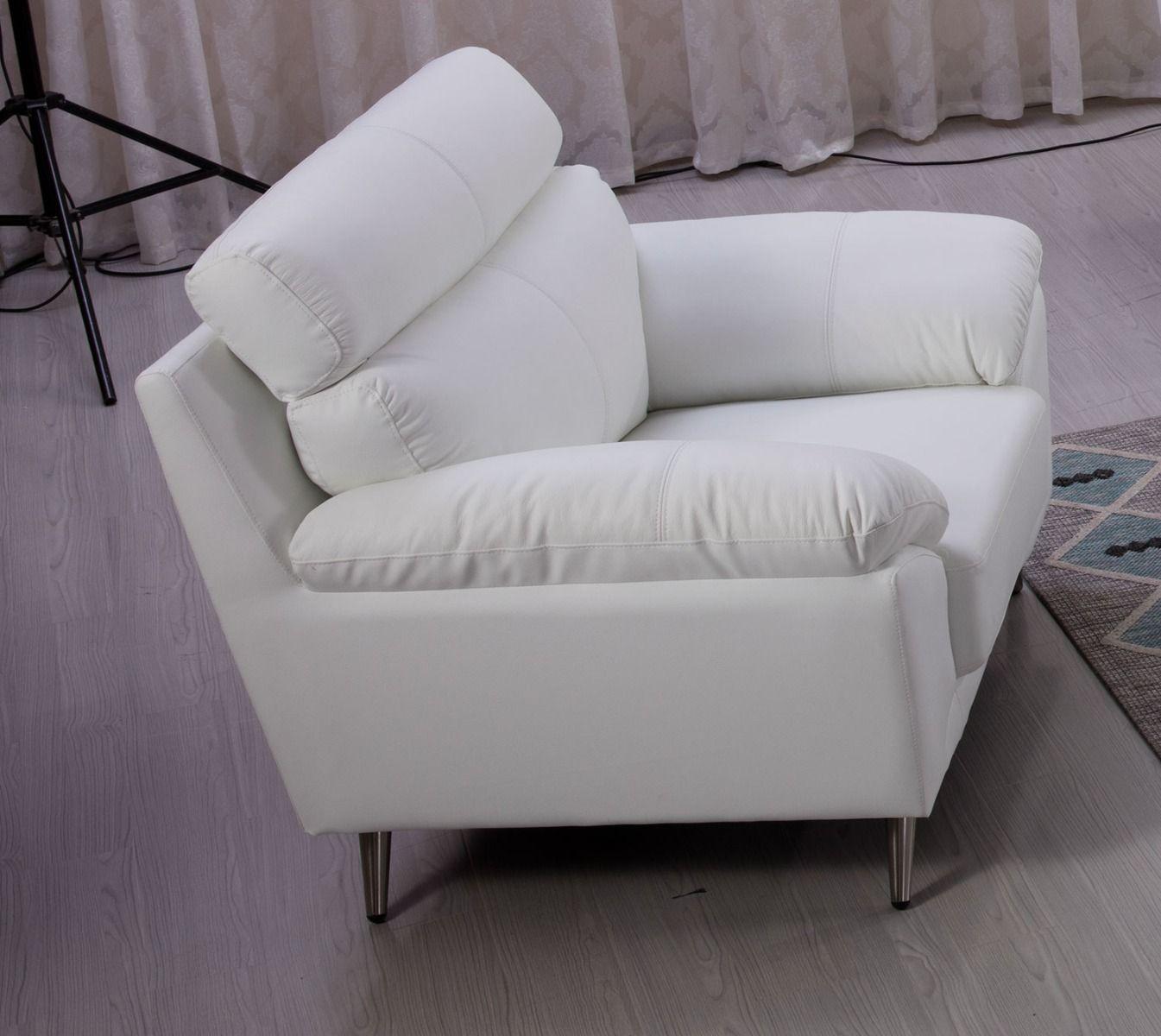 

                    
American Eagle Furniture EK528-W-SF Sofa Set White Italian Leather Purchase 
