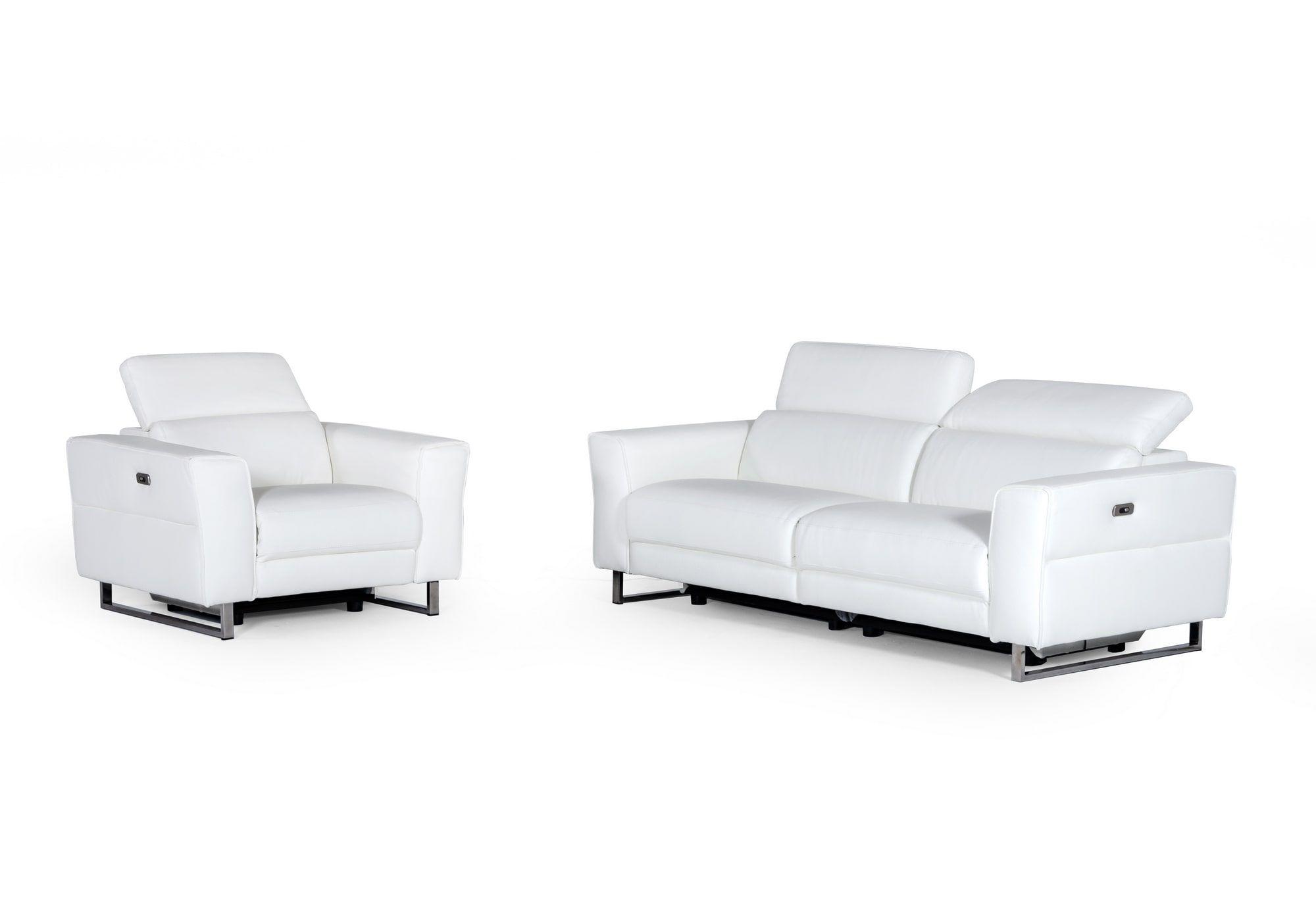 

    
VGDDLUCCA-WHT-S VIG Furniture Recliner Sofa
