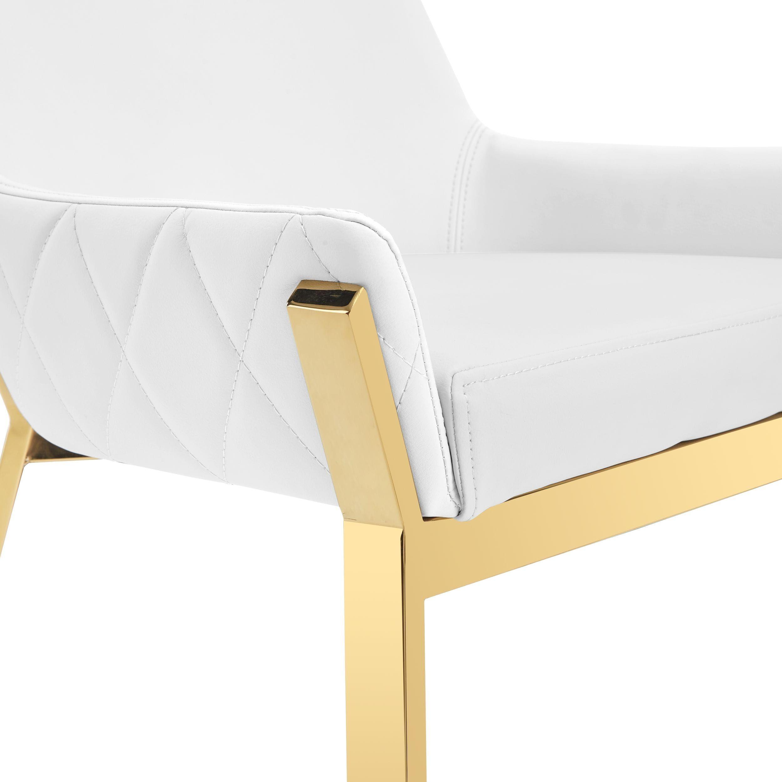

    
VGGAGA-6736CH-WHT-GLD-DC-Set-2 White & Gold Dining Chair Set 2Pcs Modrest Ganon VIG Modern Contemporary
