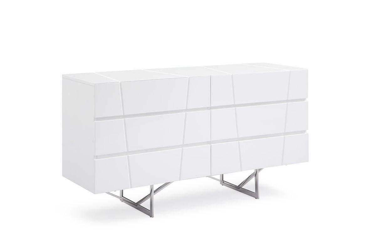 

    
VIG Furniture Chrysler Dresser With Mirror White VGVCJ8978-D-WHT-2pcs
