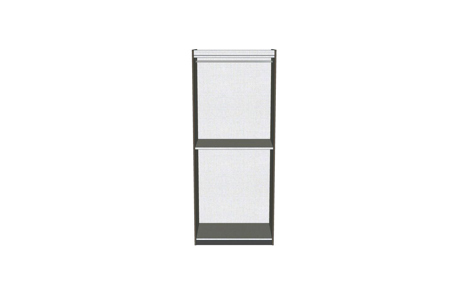 

    
White High Gloss Lacquer 2 Door Wardrobe MOMO ESF Modern MADE IN ITALY
