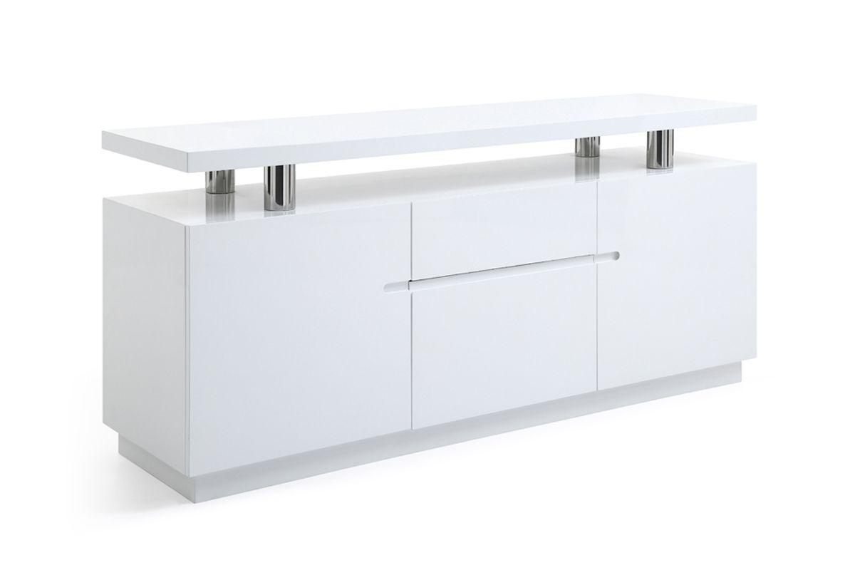 

    
White High Gloss Office Credenza Modrest Stanford VIG Modern Contemporary
