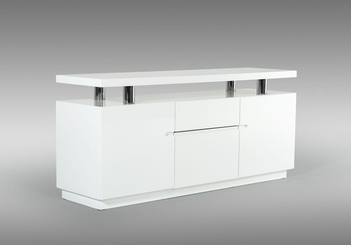 

                    
Buy White High Gloss Office Credenza Modrest Stanford VIG Modern Contemporary
