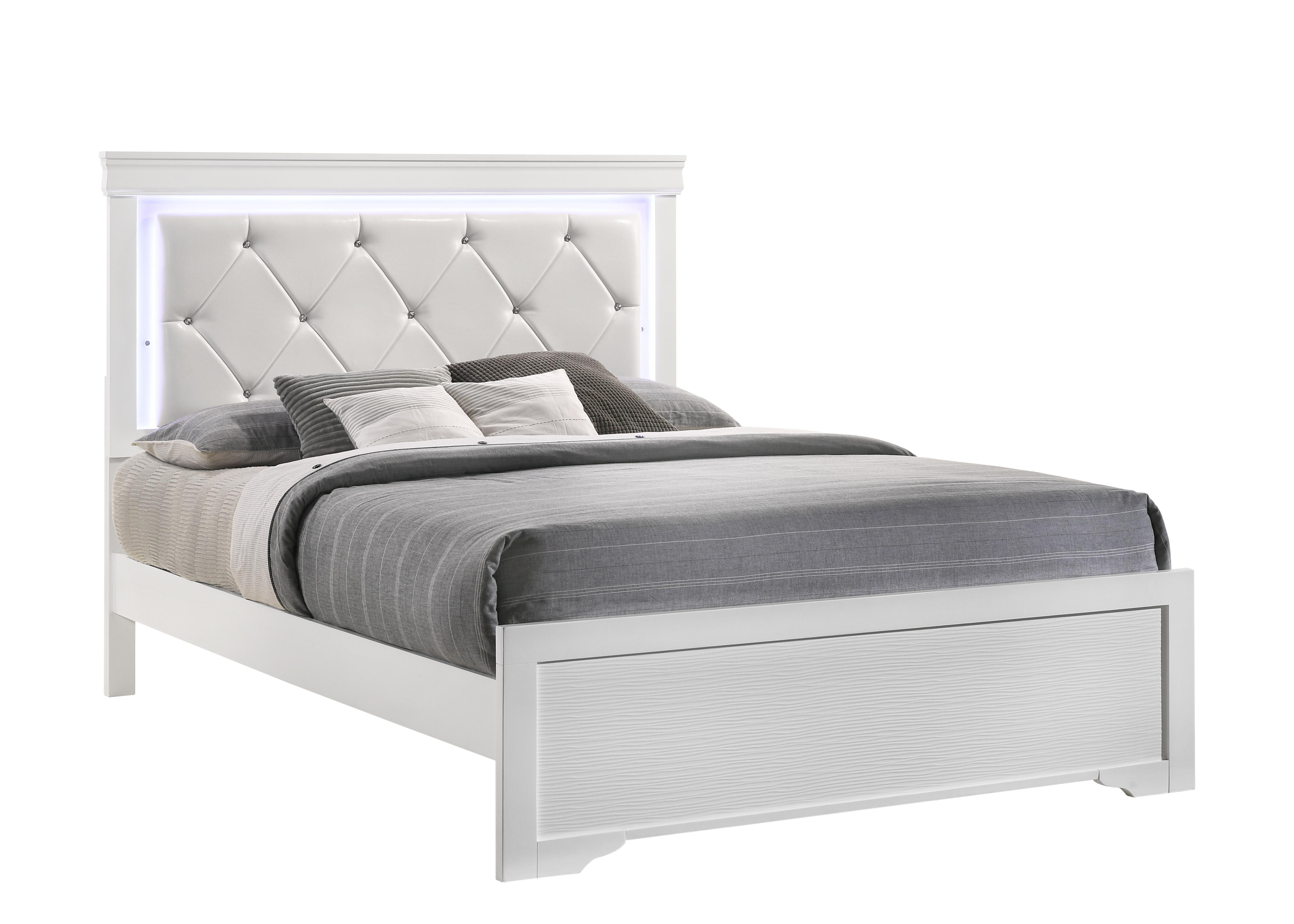 

    
Galaxy Home Furniture BROOKLYN Panel Bedroom Set White GHF-733569291335
