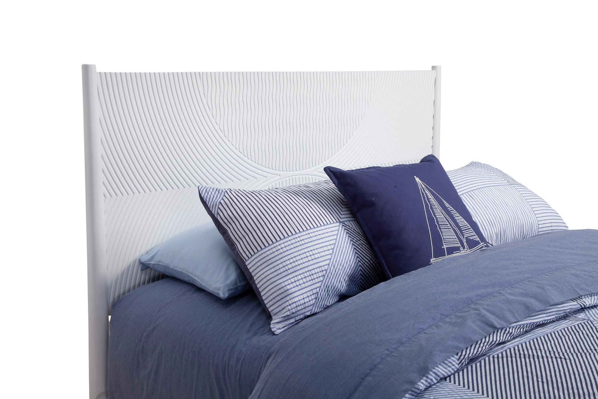 

        
Alpine Furniture TRANQUILITY Panel Bedroom Set White  812702028608
