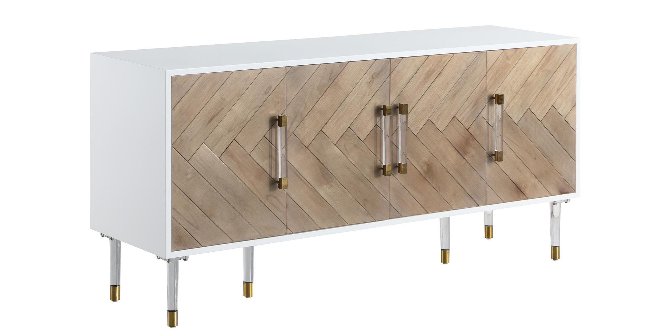 Contemporary, Modern Sideboard/Buffet JIVE 315 315 in Wood, White 