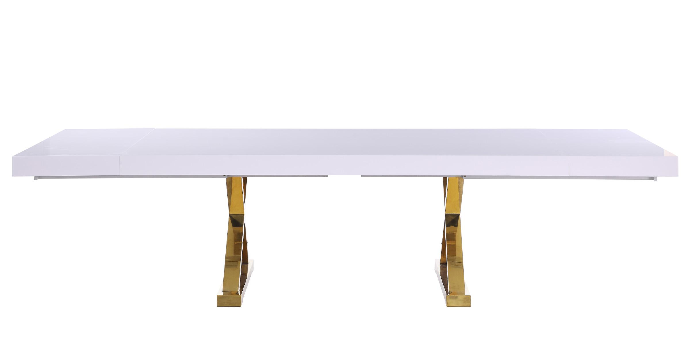 

    
994-T-716Navy-C-Set-9 White Lacquer Extendable Dining Table Set 9 Excel & Capri 994-T Meridian Modern
