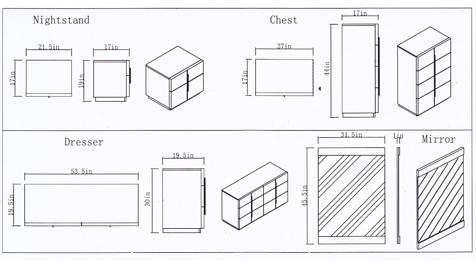 

    
SKU 17485-EK-Set-3 J&M Furniture Platform Bedroom Set
