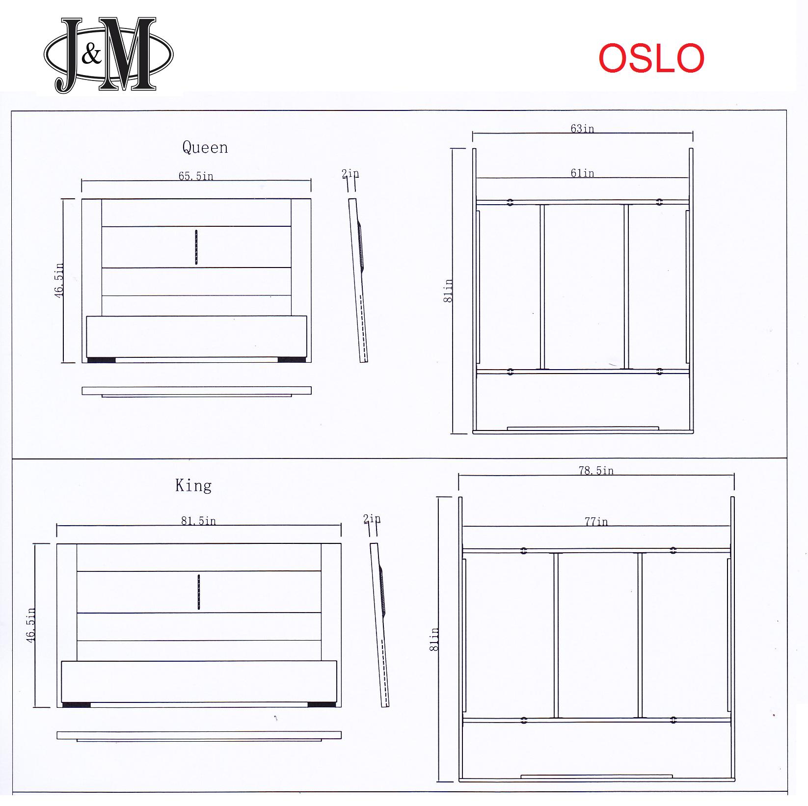 

    
Oslo Platform Bedroom Set
