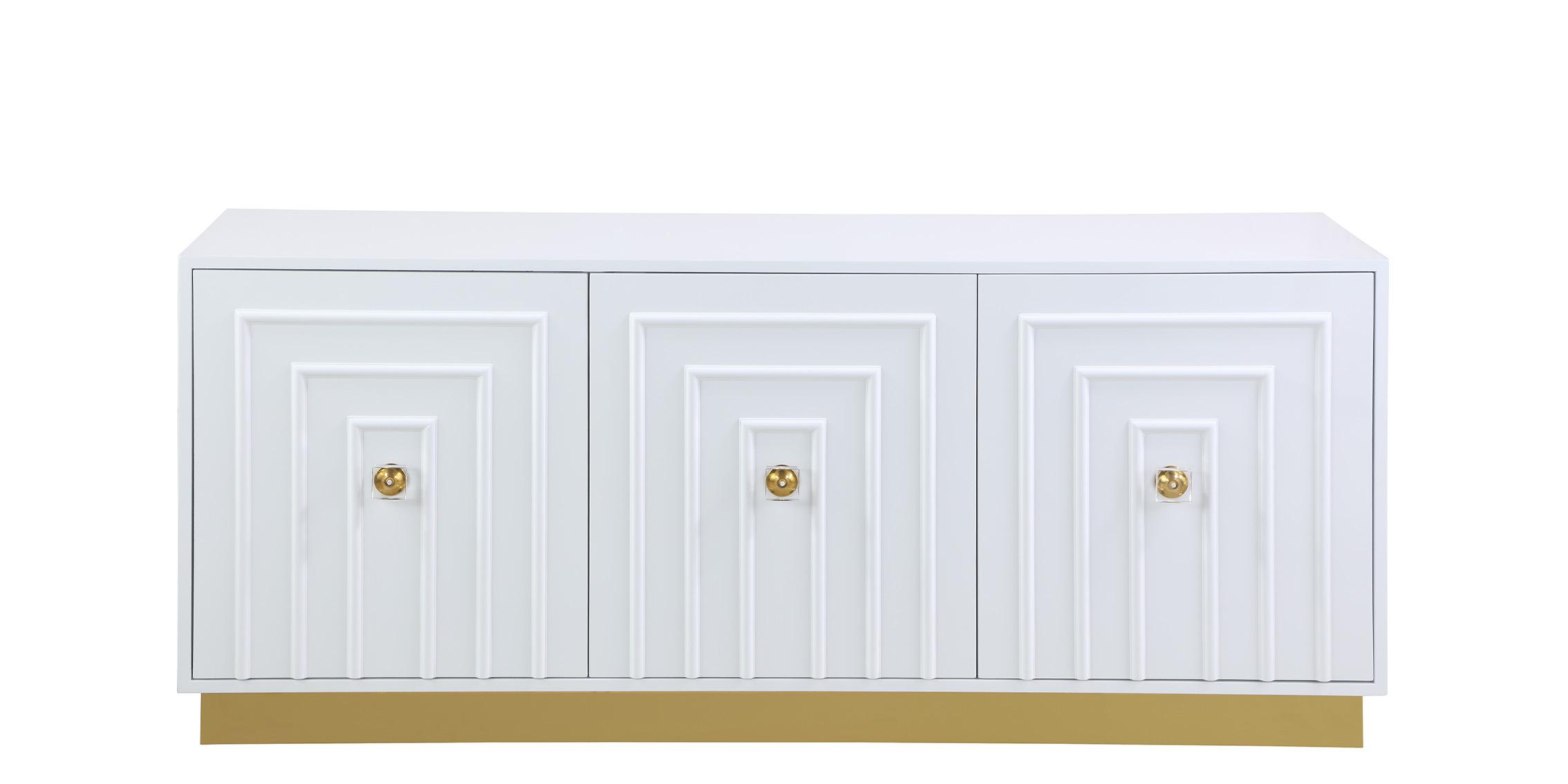 

    
Meridian Furniture COSMOPOLITAN 340 Sideboard White/Gold 340
