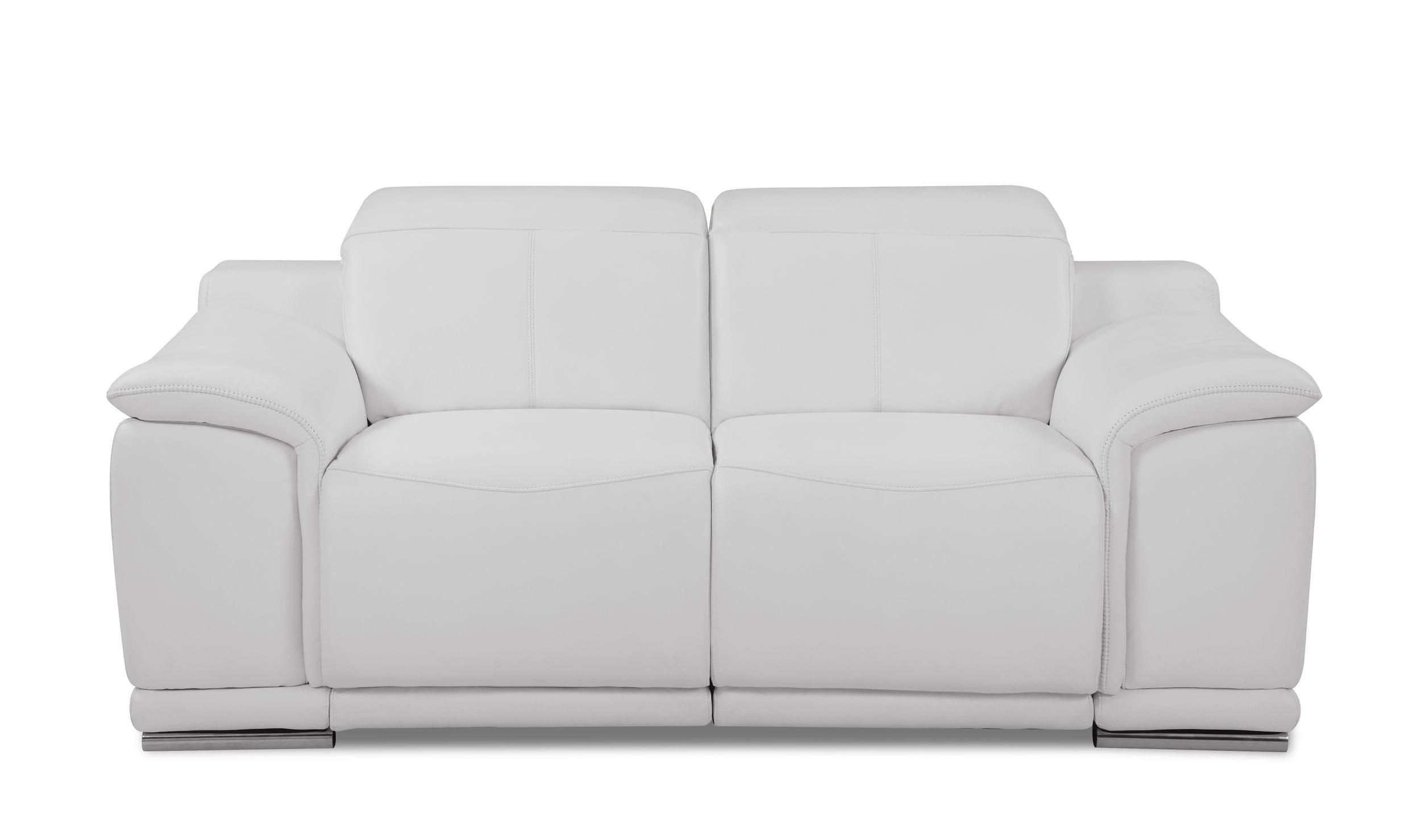 

                    
Global United 9762 Reclining Set White Leather Match Purchase 
