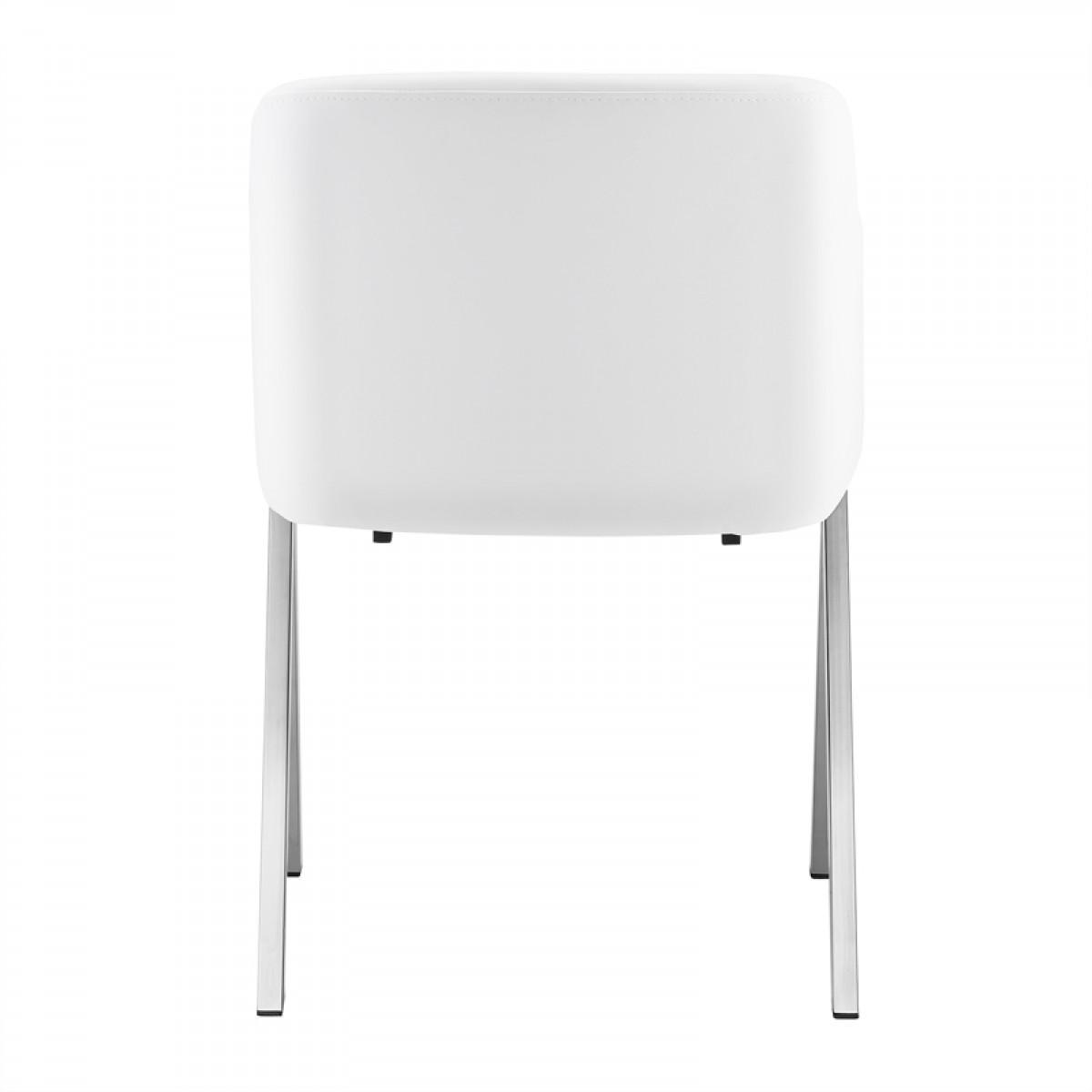 

    
VGEWF3202BF-WHT White Leatherette Dining Chair Set of 2 VIG Modrest Darcy Modern Contemporary
