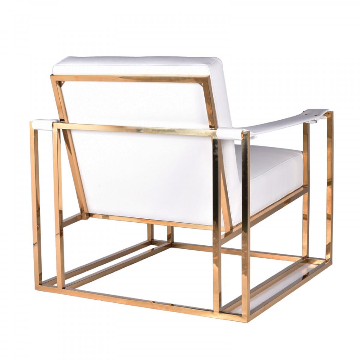 

    
White Leatherette & Gold Accent Chair VIG Modrest Larson Modern Contemporary
