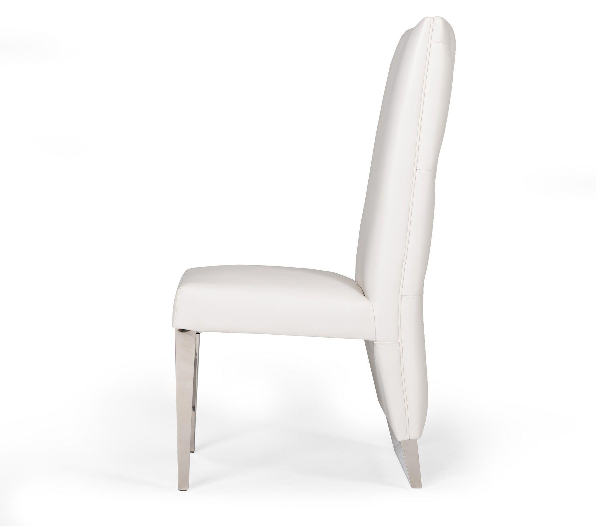 

                    
VIG Furniture Kilson Dining Chair Set White Leatherette Purchase 
