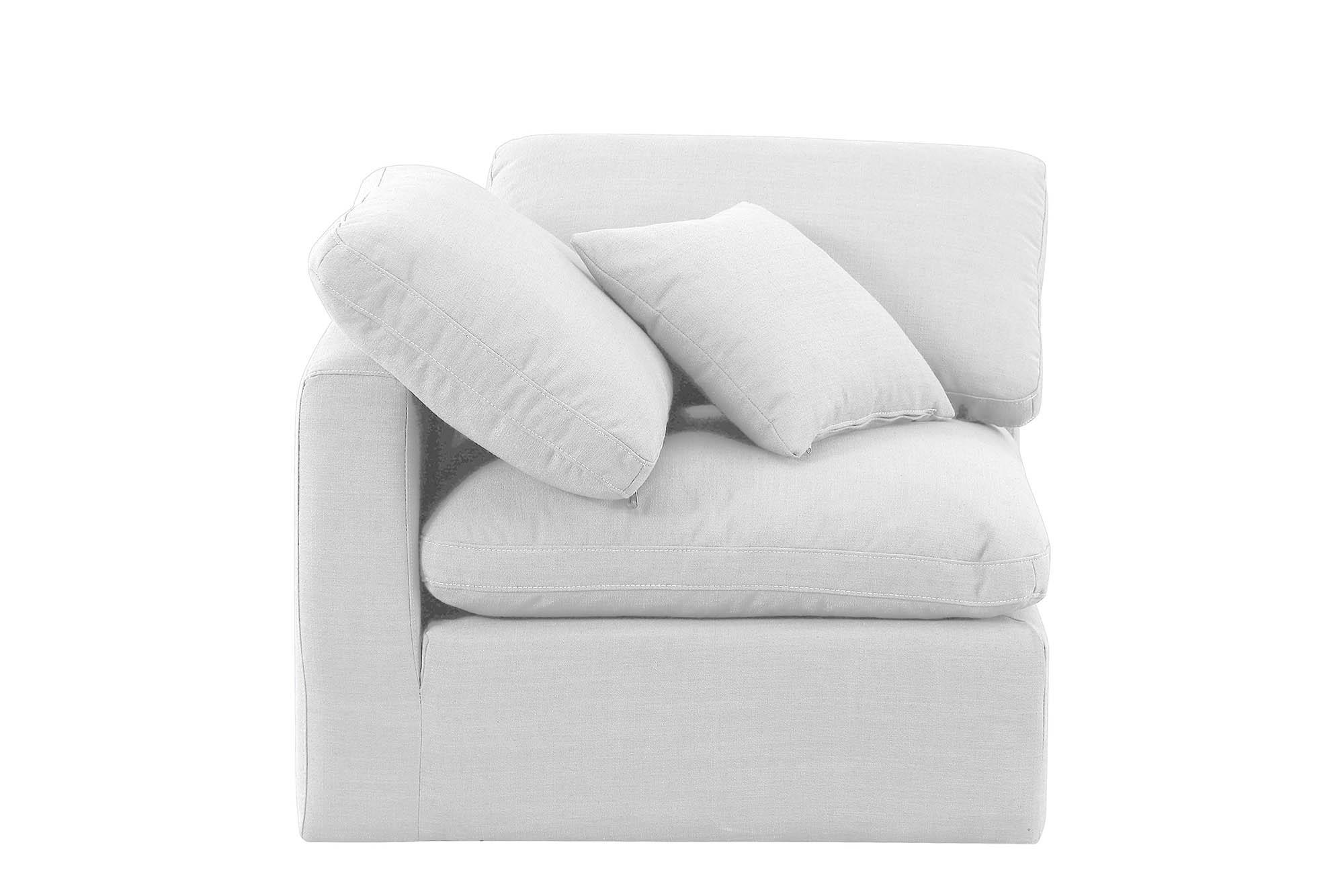 

        
Meridian Furniture INDULGE 141White-Corner Corner chair White Linen 094308313306
