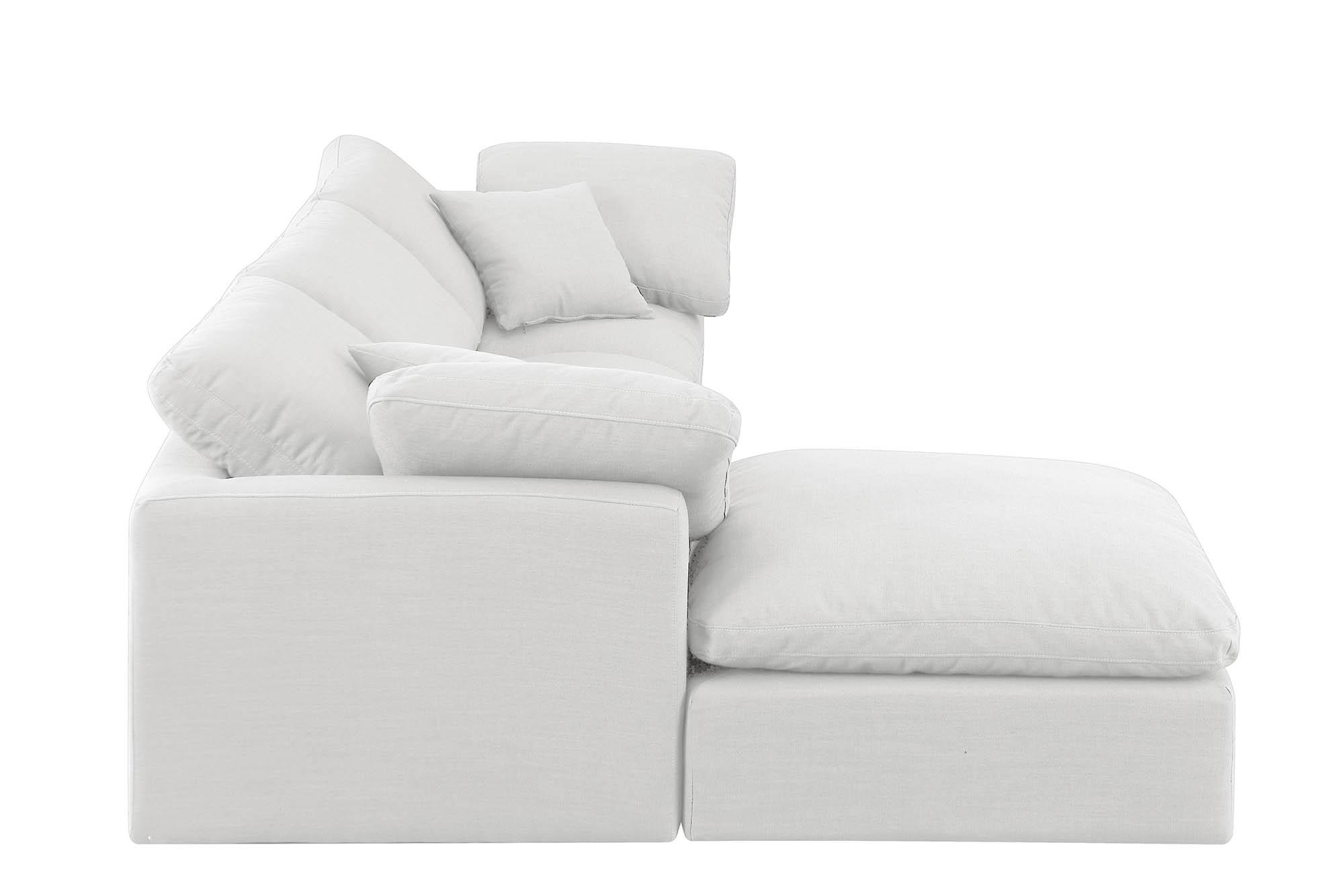 

        
Meridian Furniture INDULGE 141White-Sec4A Modular Sectional White Linen 094308314198
