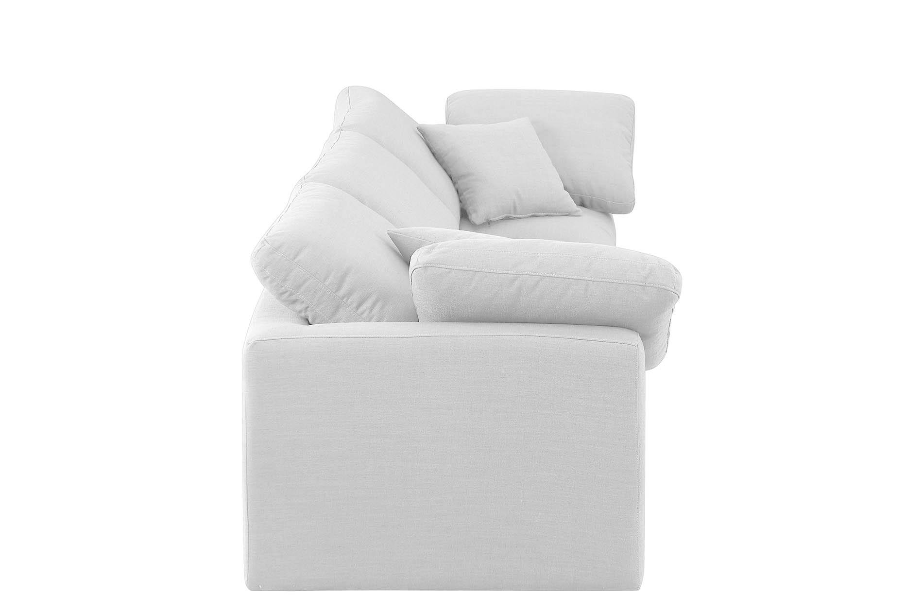 

        
Meridian Furniture INDULGE 141White-S105 Modular Sofa White Linen 094308314167
