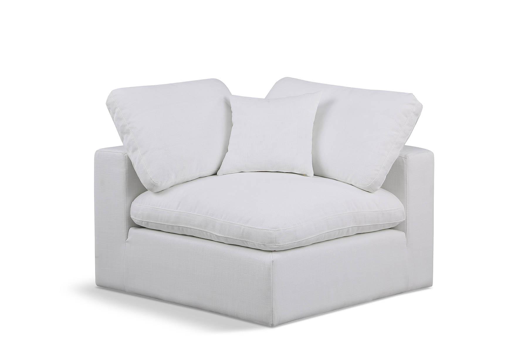 

    
White Linen Modular Corner Chair COMFY 187White-Corner Meridian Modern

