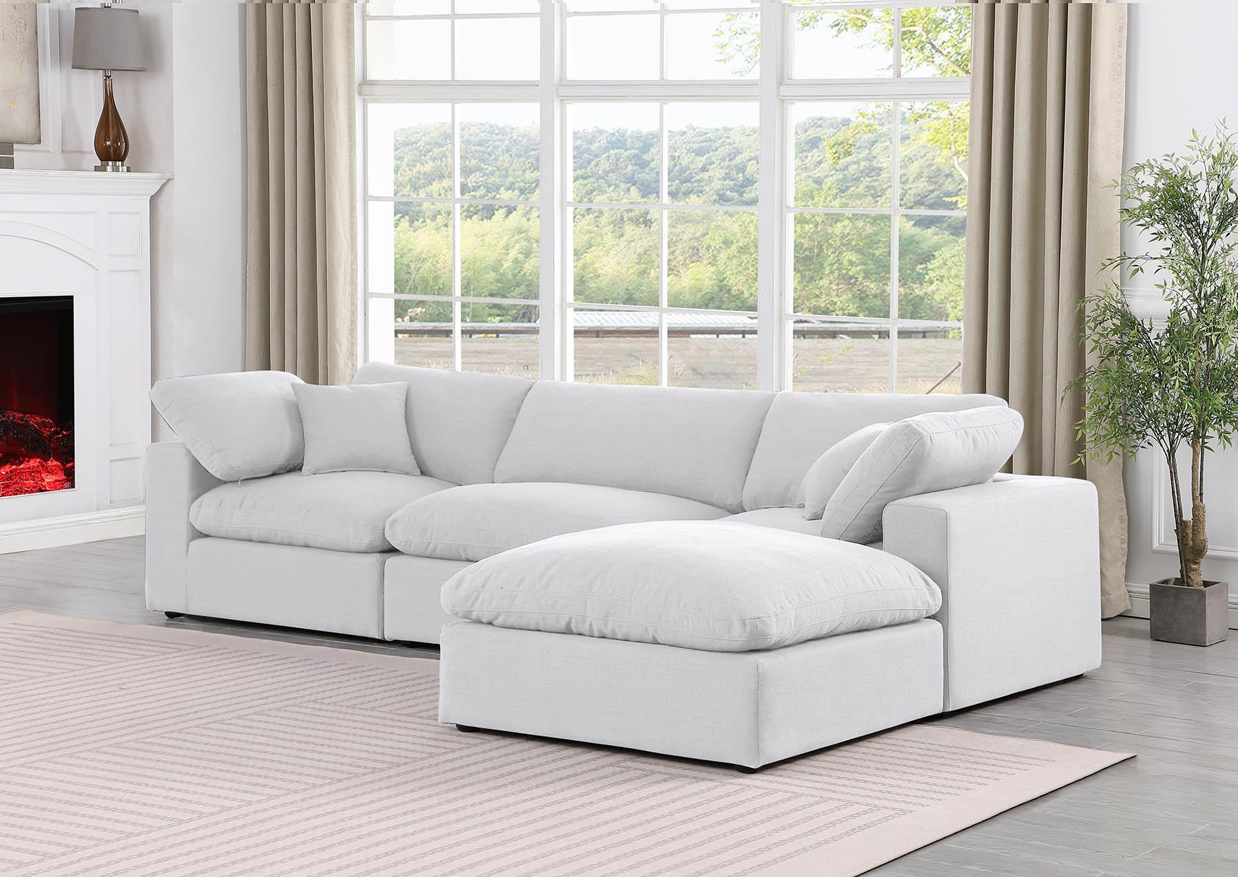 

        
Meridian Furniture 187White-Sec4A Modular Sectional White Linen 094308287706
