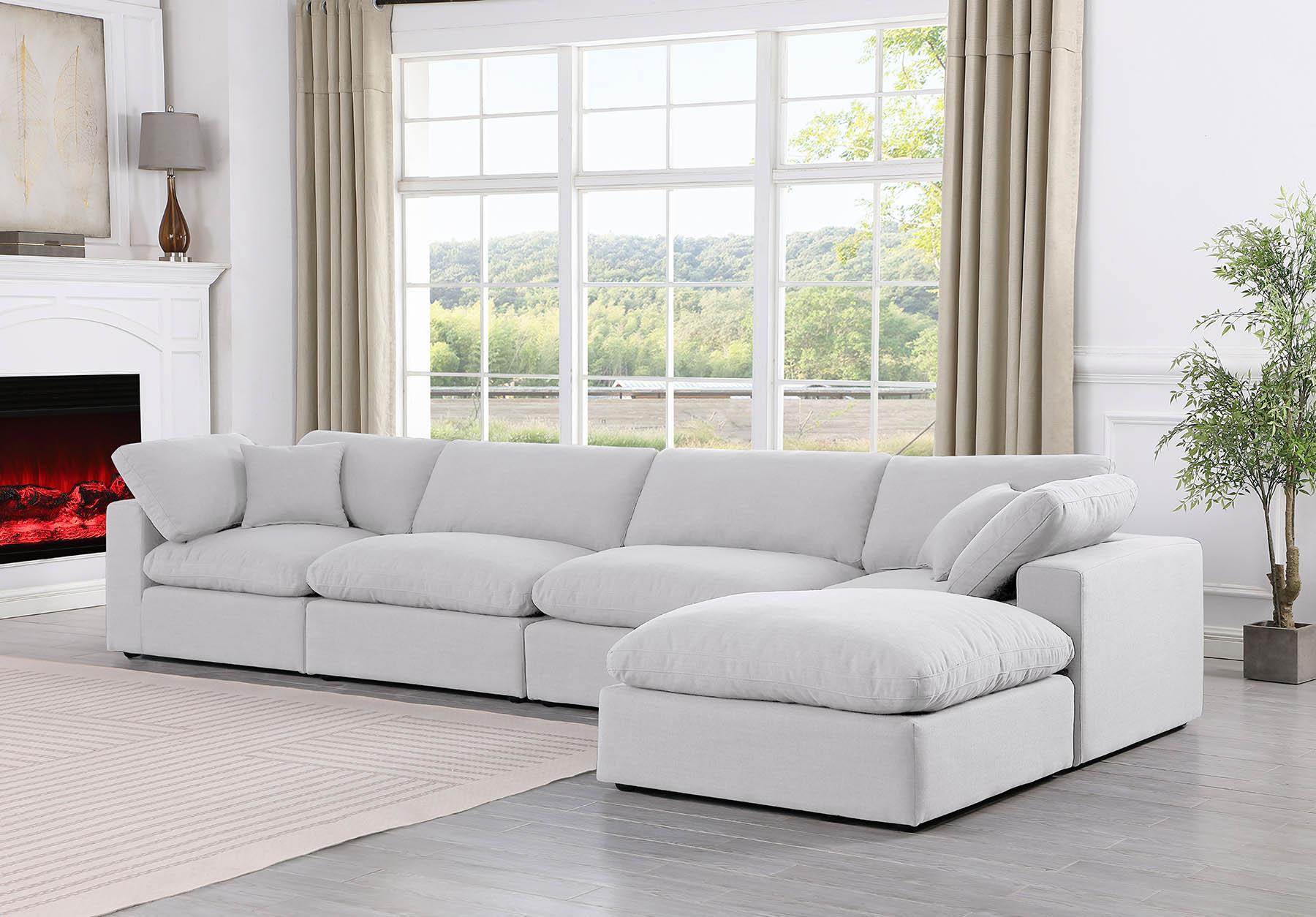 

        
Meridian Furniture 187White-Sec5A Modular Sectional White Linen 094308287720
