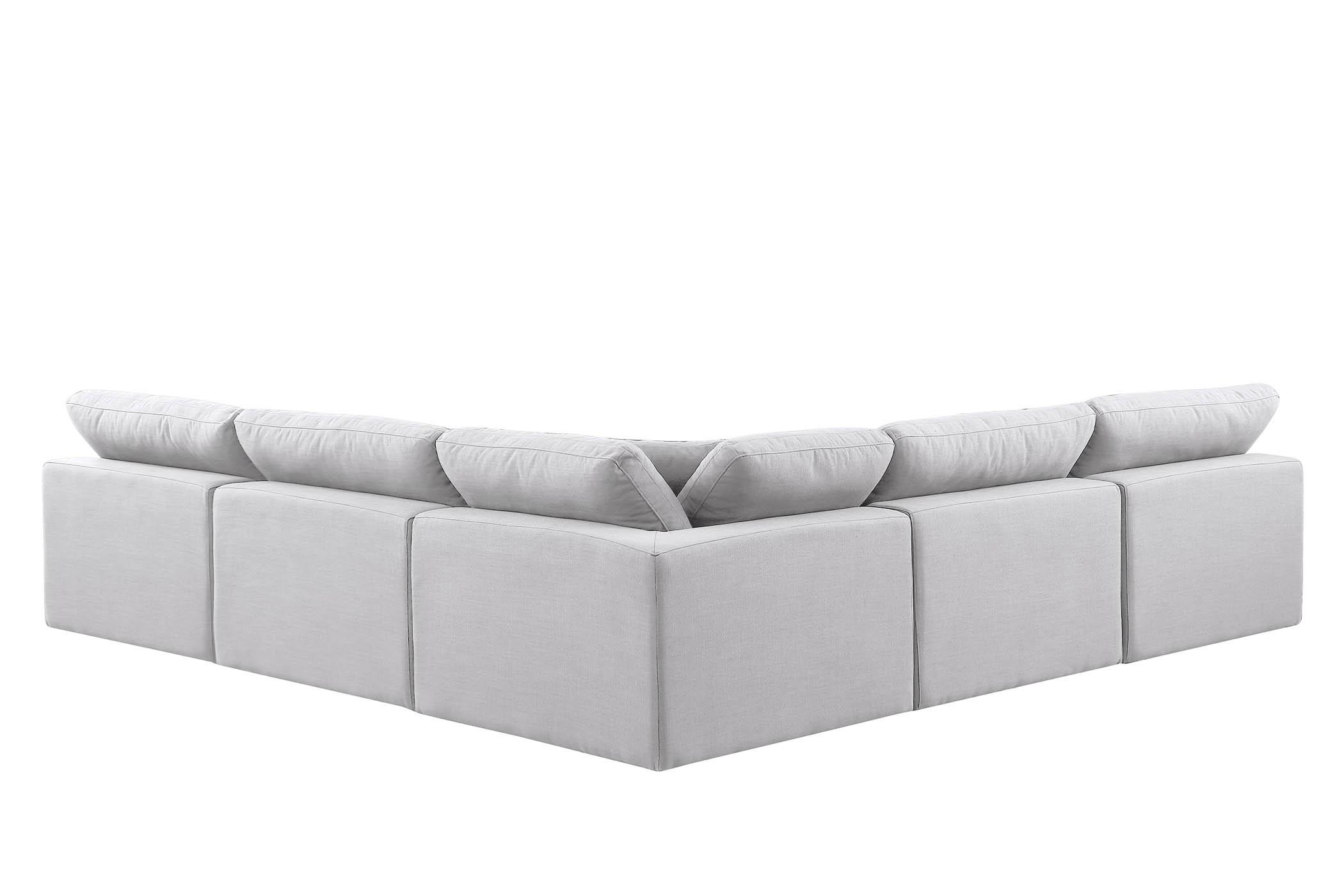 

        
Meridian Furniture 187White-Sec5B Modular Sectional White Linen 094308287737
