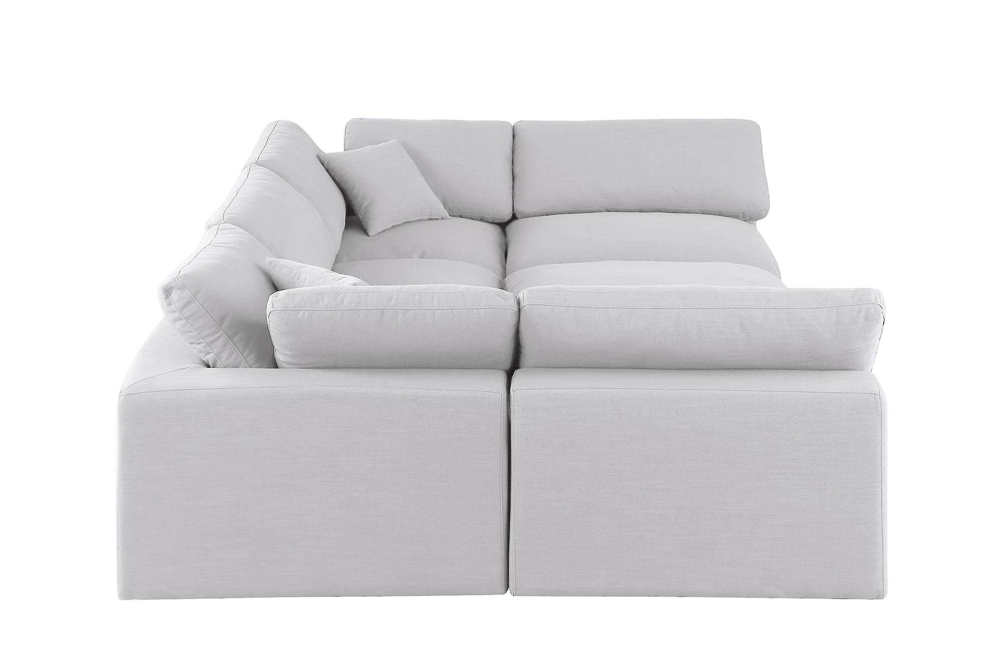 

        
Meridian Furniture 187White-Sec6C Modular Sectional White Linen 094308287782
