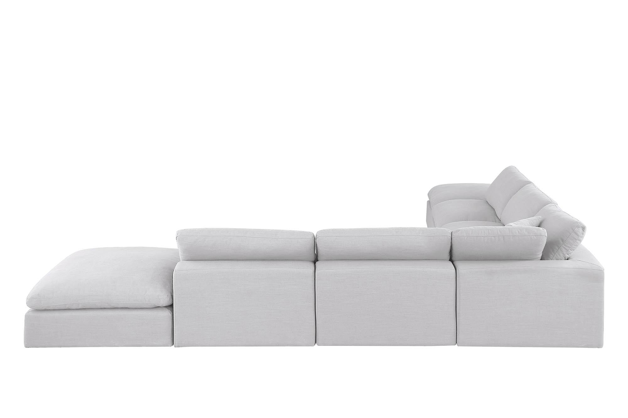 

        
Meridian Furniture 187White-Sec7C Modular Sectional White Linen 094308293288
