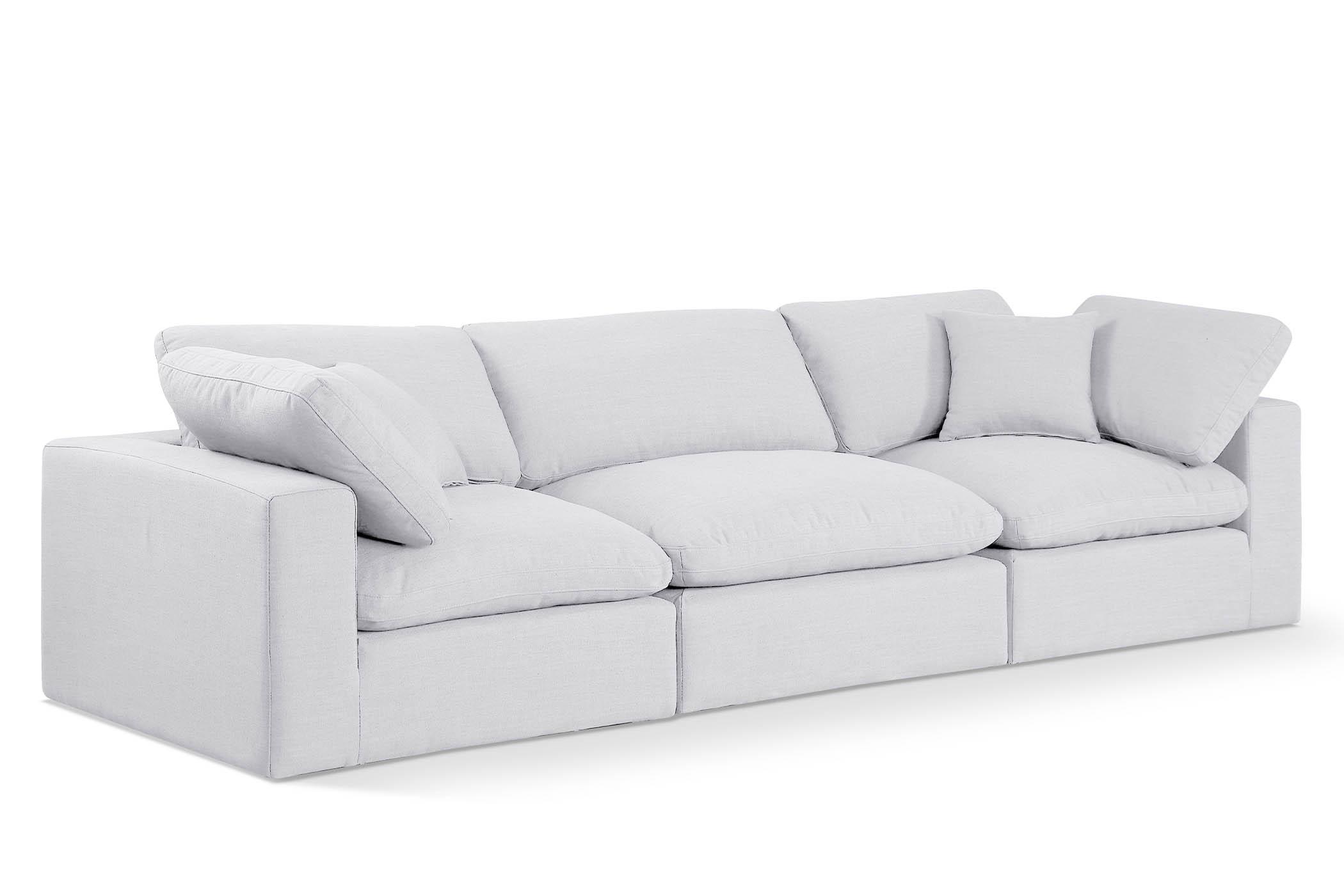 

    
White Linen Modular Sofa COMFY 187White-S119 Meridian Contemporary
