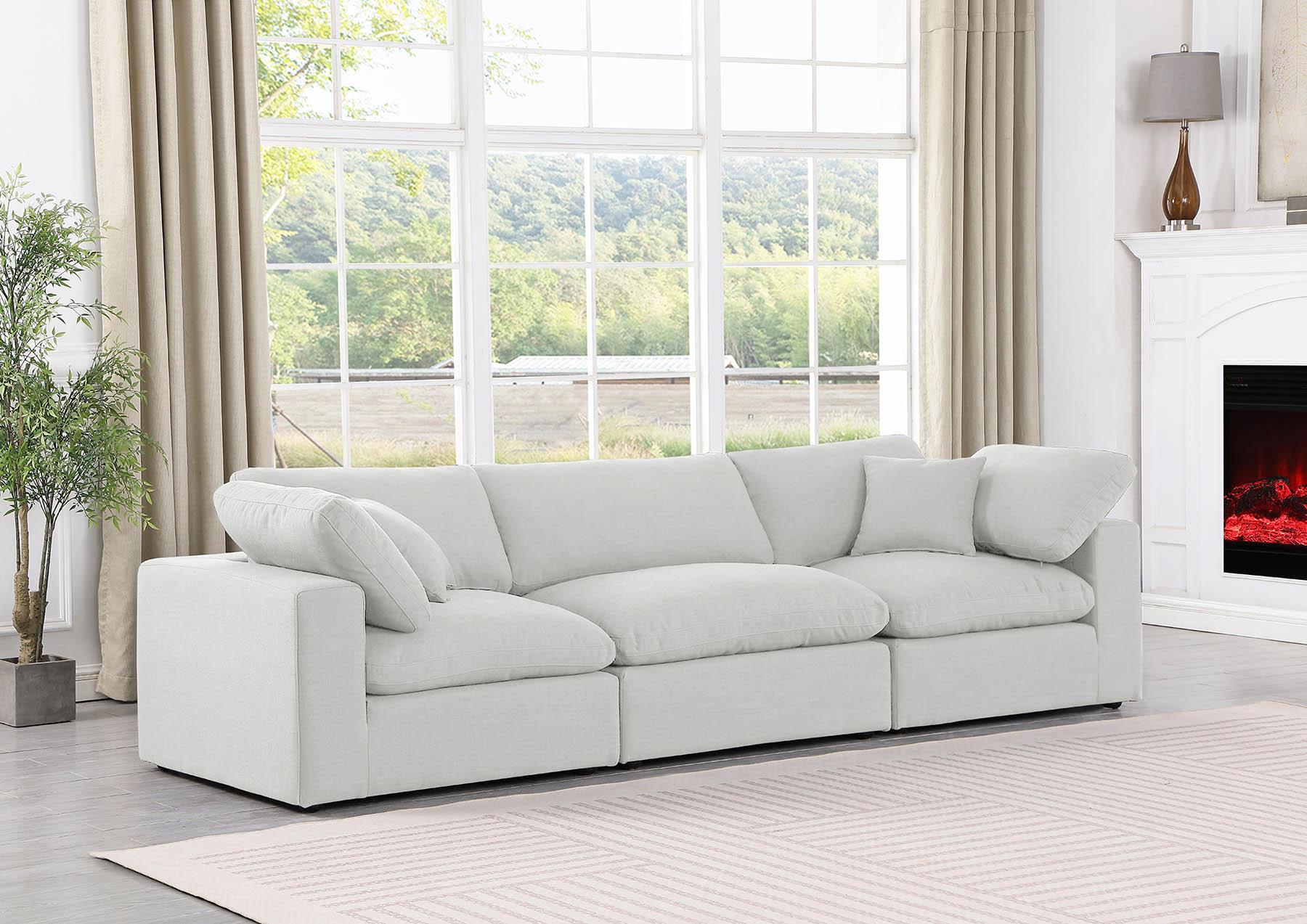 

    
White Linen Modular Sofa COMFY 187White-S119 Meridian Contemporary
