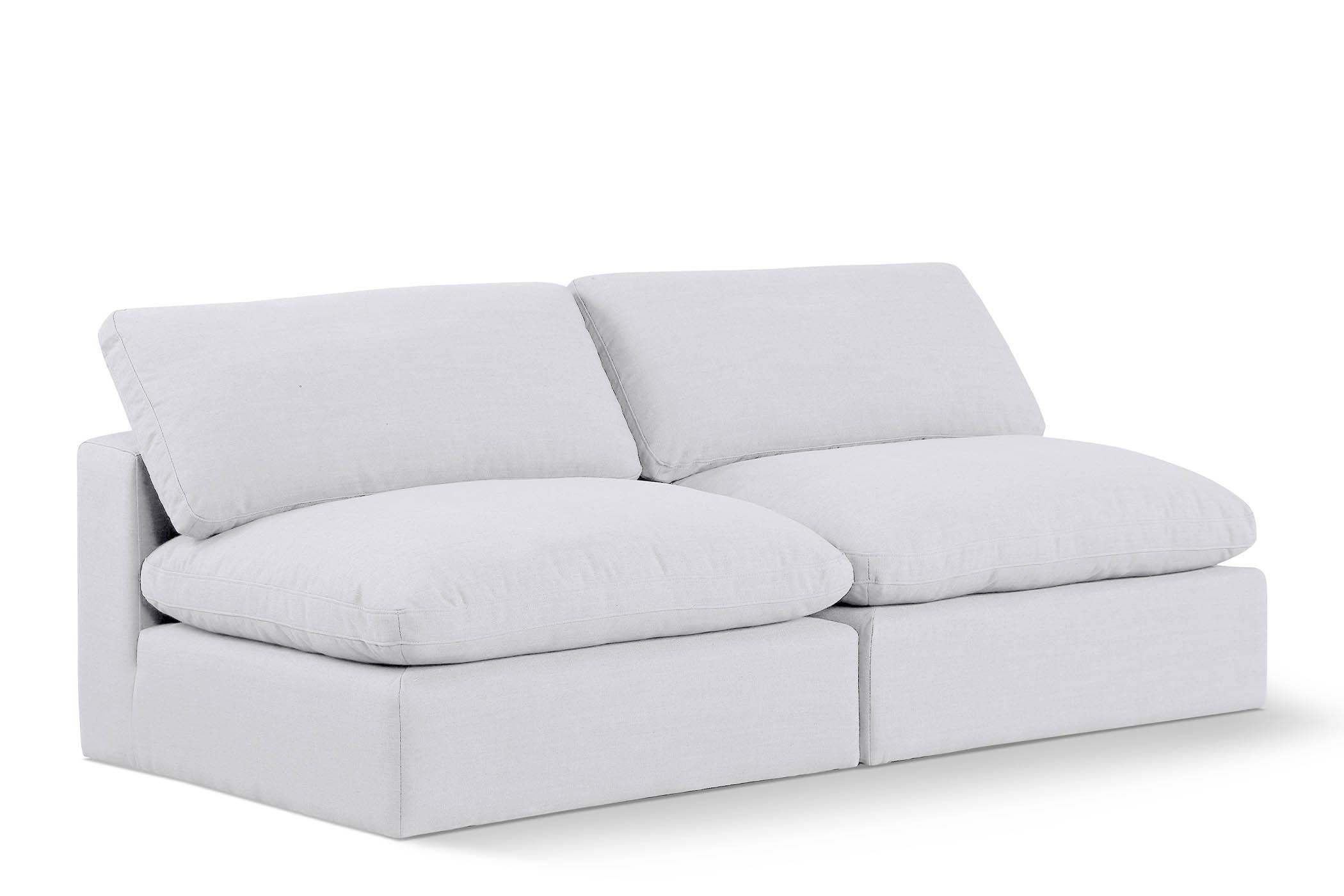 Contemporary, Modern Modular Sofa 187White-S78 187White-S78 in White Linen