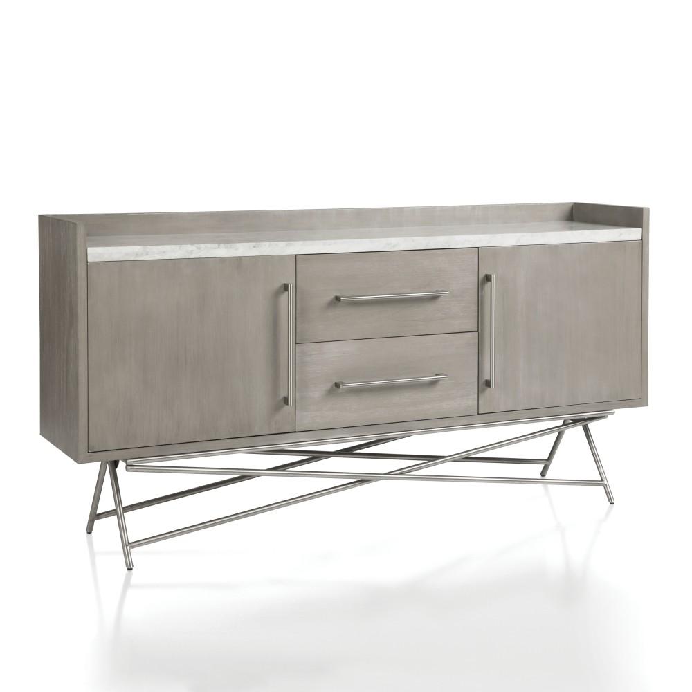 Contemporary Sideboard CORAL 3N2578 in White 