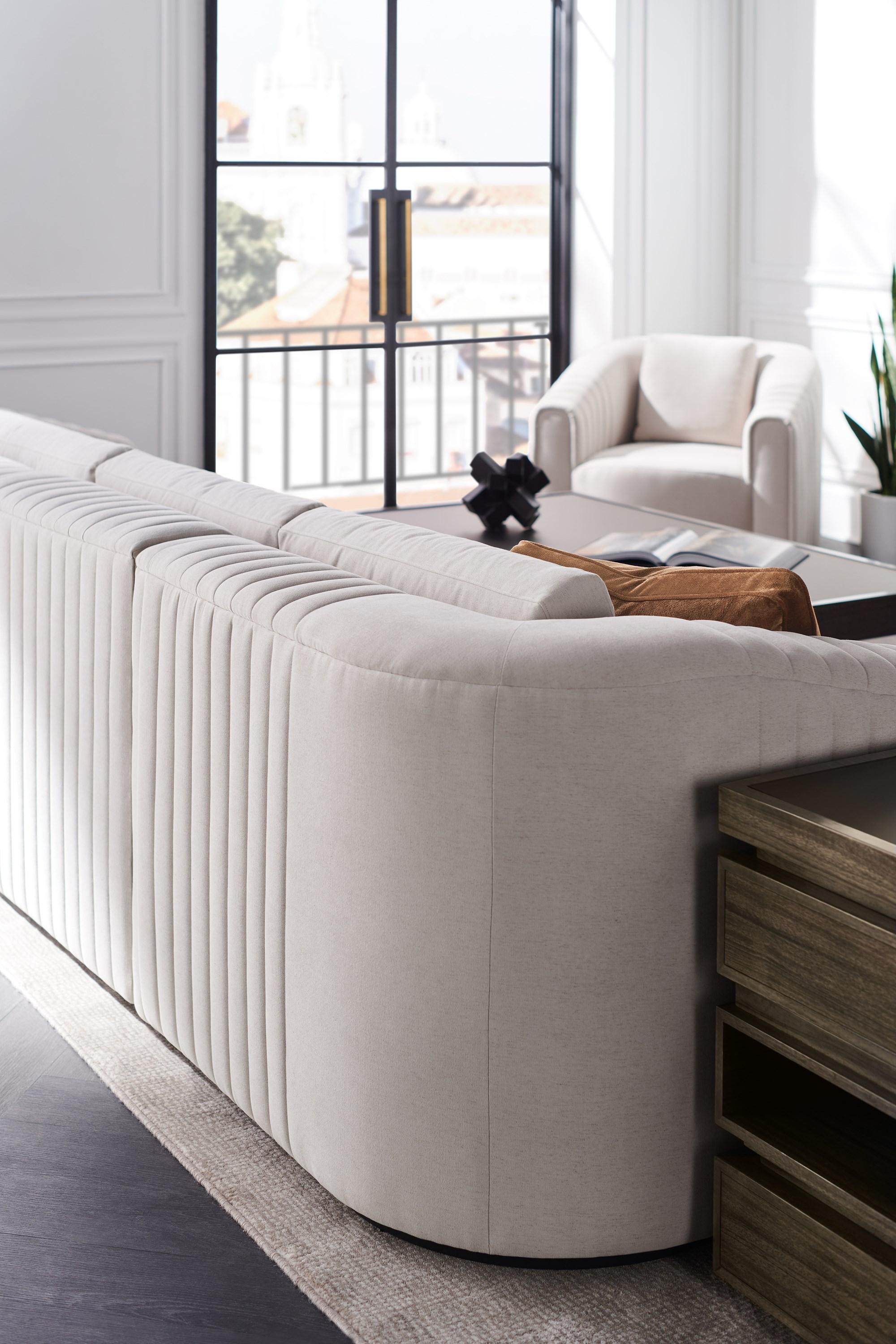 

                    
Caracole LA MODA Sectional Sofa White Fabric Purchase 
