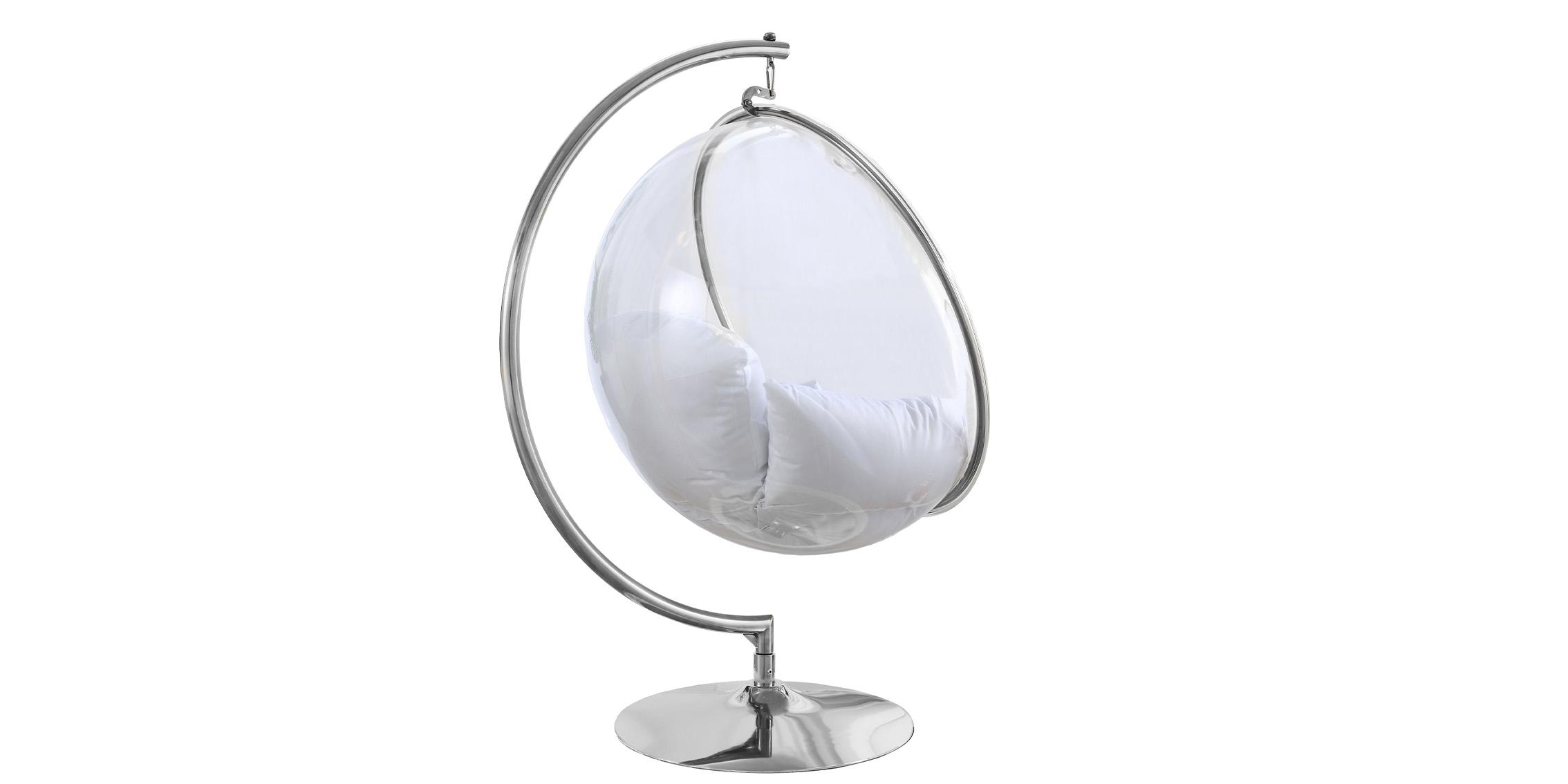 

        
Meridian Furniture LUNA 507White Accent Chair Chrome/White Fabric 094308250335
