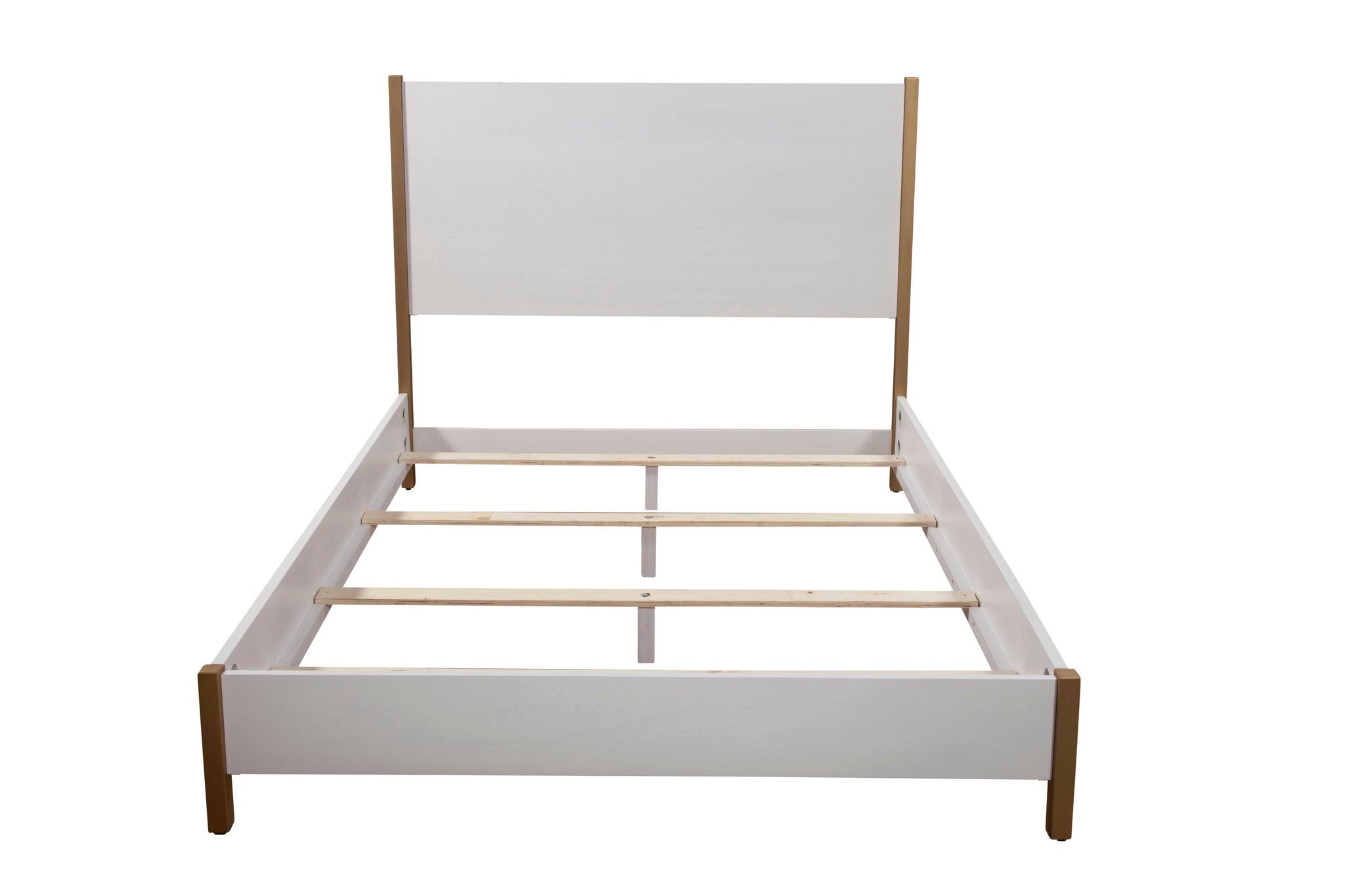 

    
Alpine Furniture MADELYN Panel Bed White 2010-01Q
