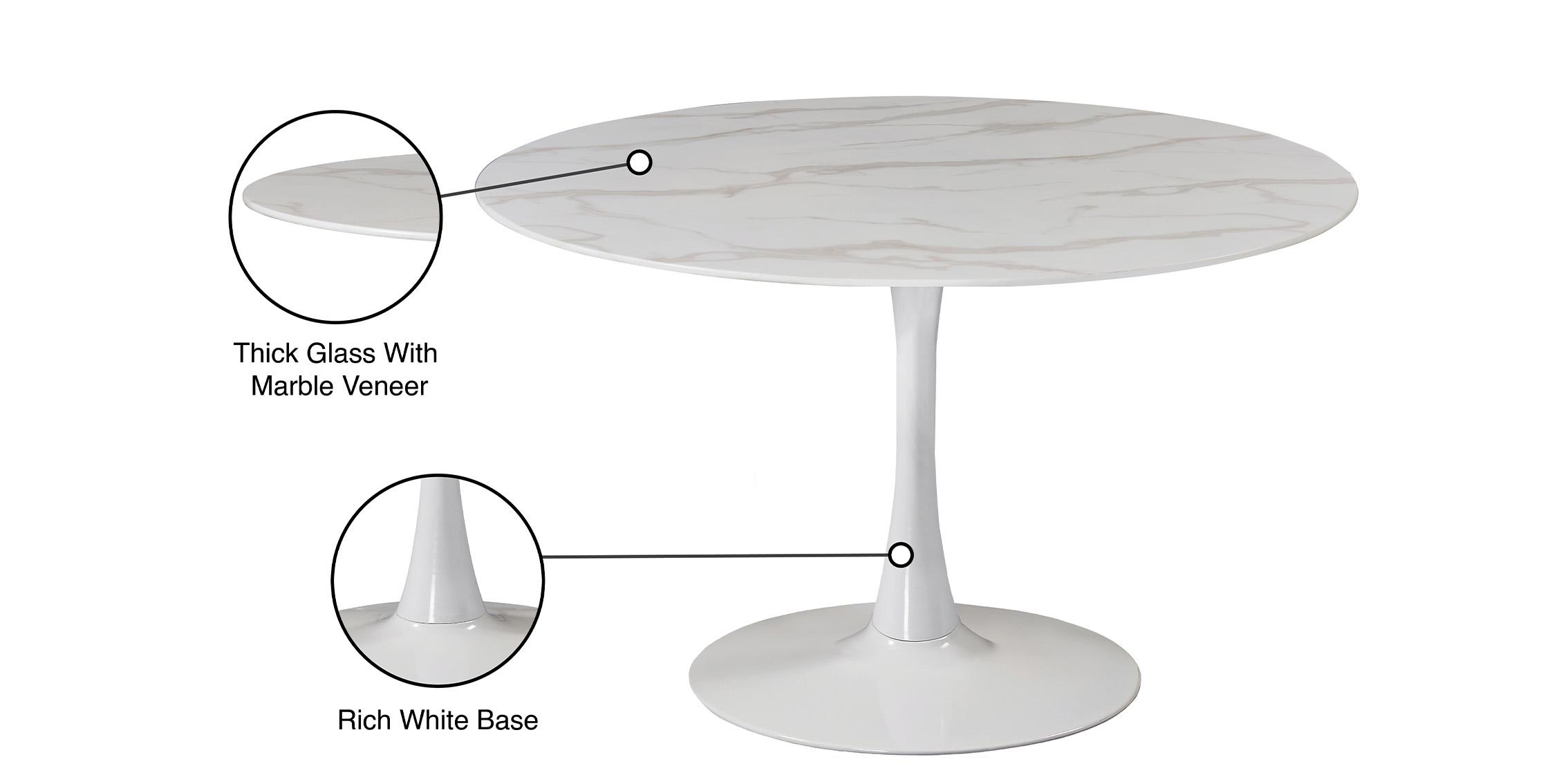 

    
Meridian Furniture TULIP 978-T Dining Table White 978-T
