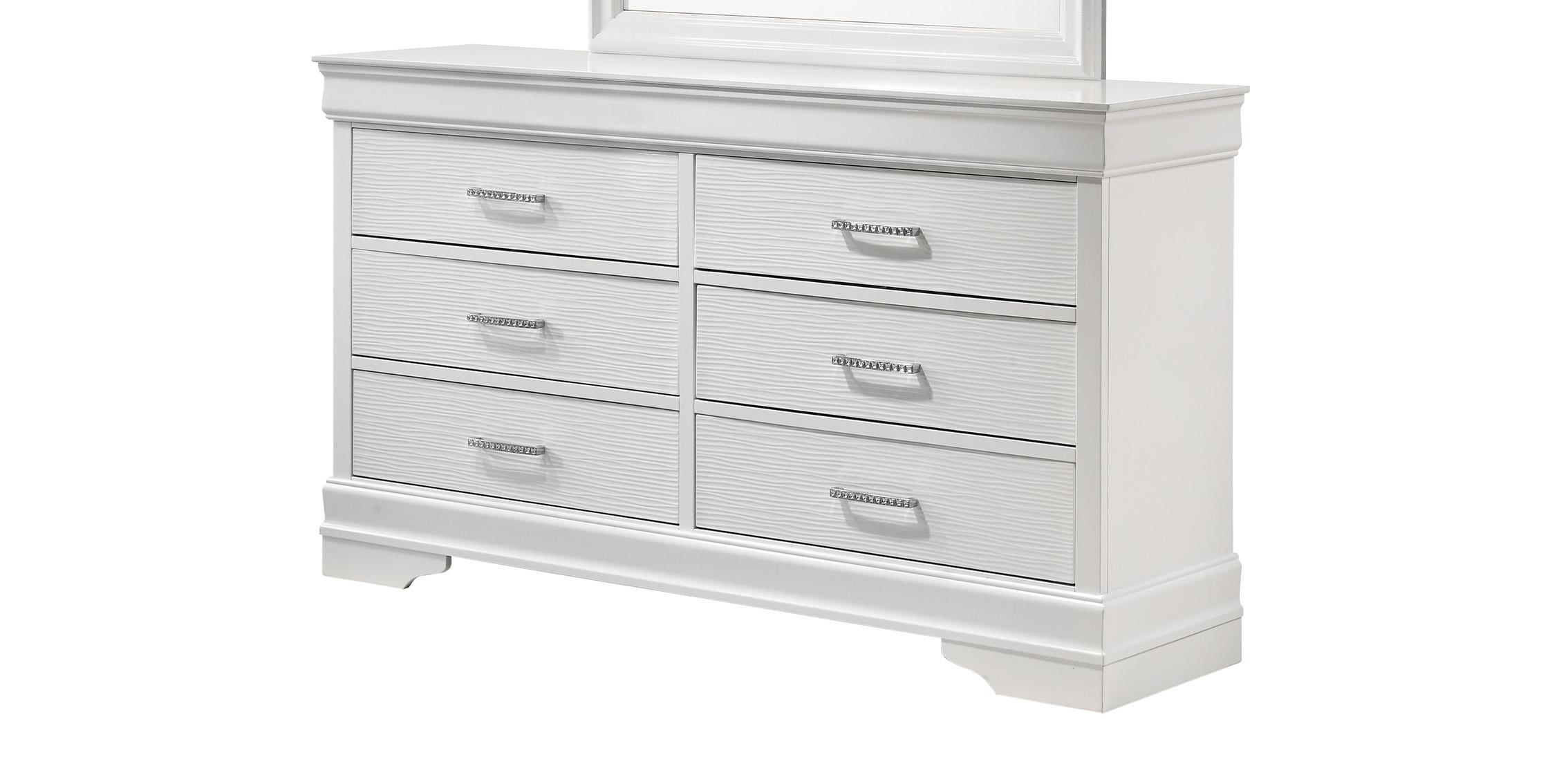 Contemporary, Modern Dresser BROOKLYN QB13317619 in White 