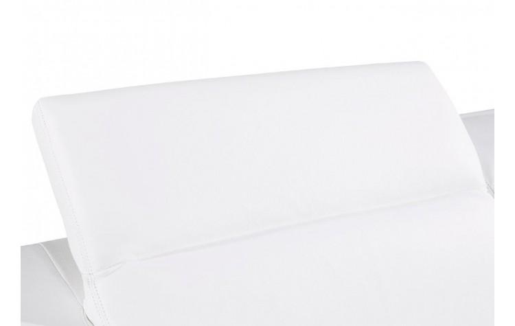 

    
1111-WHITE-CH White Top Grain Genuine Italian Leather Armchair Contemporary  1111 Global United
