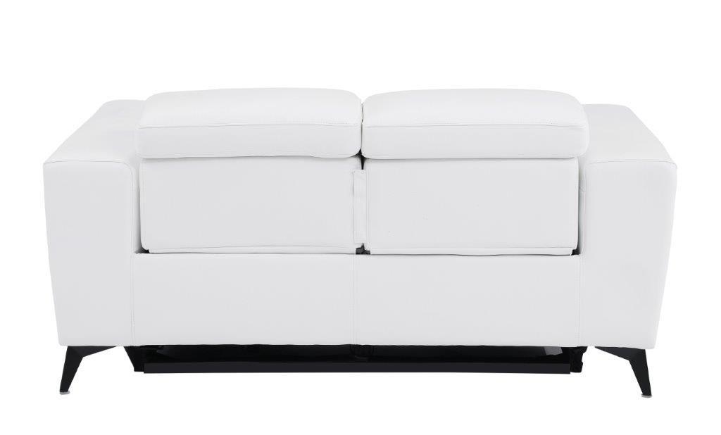 

                    
Global United 989 Power Reclining Loveseat White Top grain leather Purchase 
