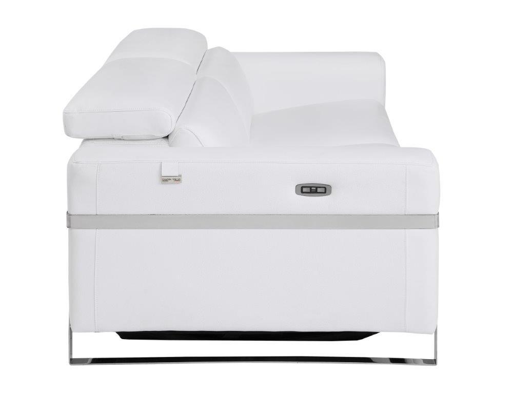 

    
 Order  White Top Grain Italian Leather Power Reclining Set 2Pcs Contemporary 990 Global United
