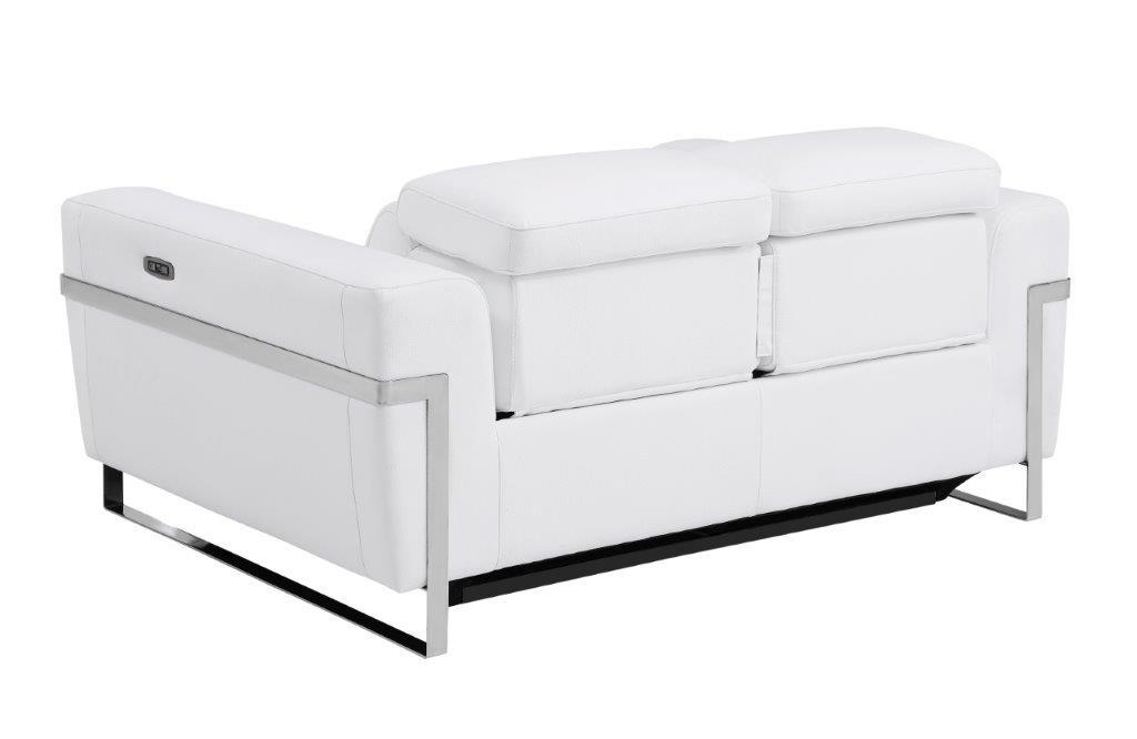 

                    
Buy White Top Grain Italian Leather Power Reclining Set 2Pcs Contemporary 990 Global United
