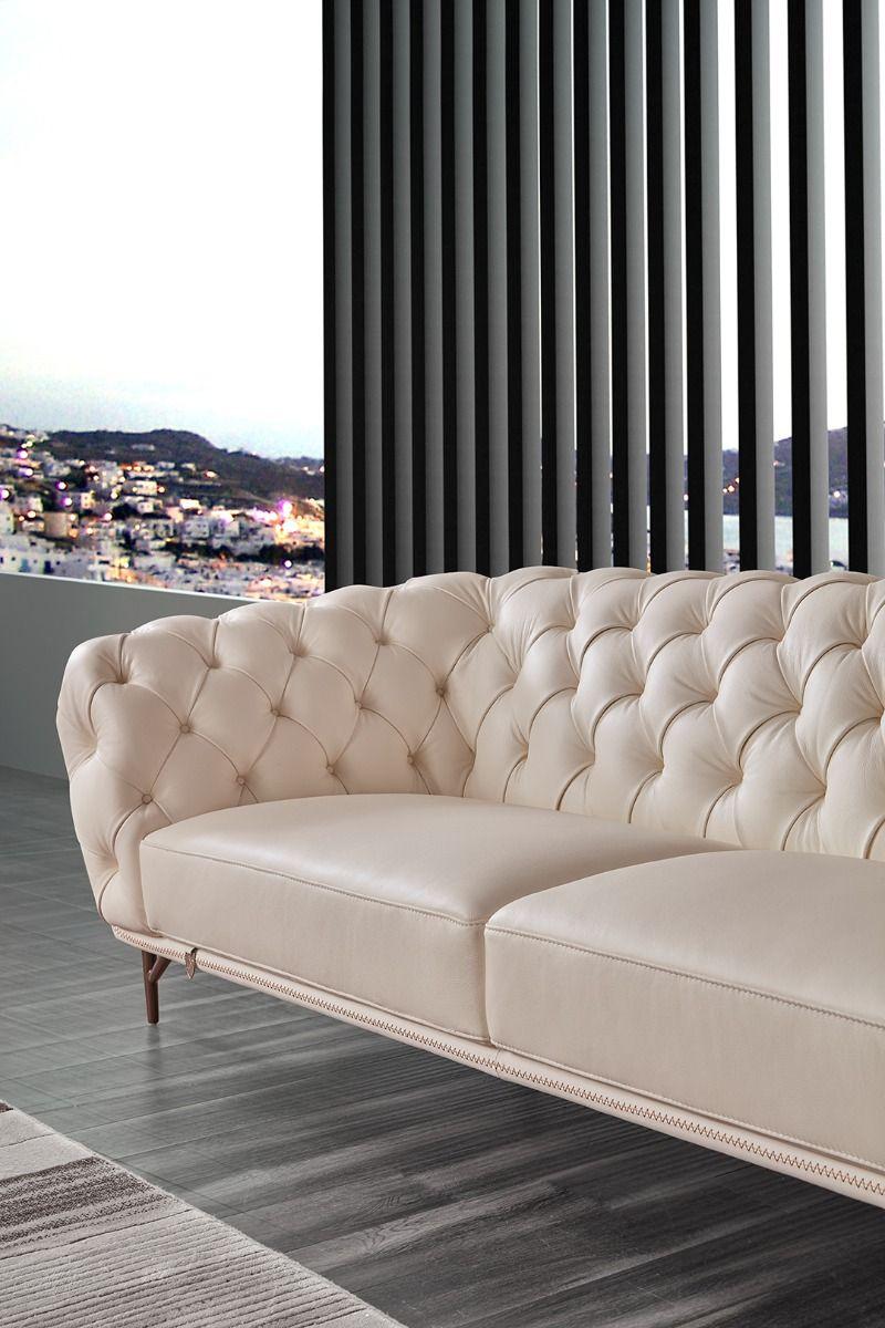 

    
EK8009-W-SF-Set-2 White Top-Grain Italian Leather Sofa Set 2Pcs EK8009-W American Eagle Classic
