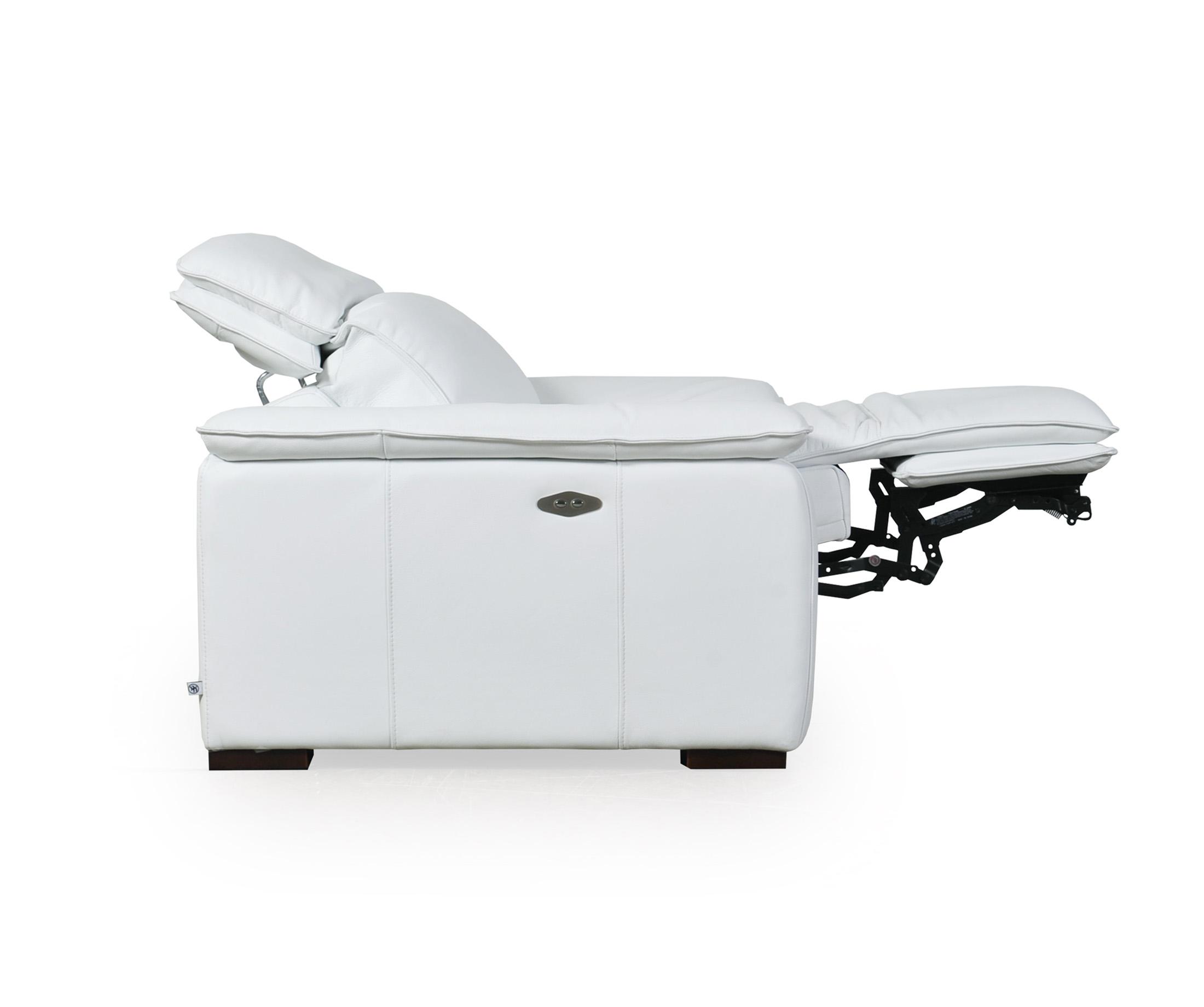 

                    
Buy White Top Grain Leather Motorized Sofa Set 3 Pcs Yorbita 568 Moroni Contemporary
