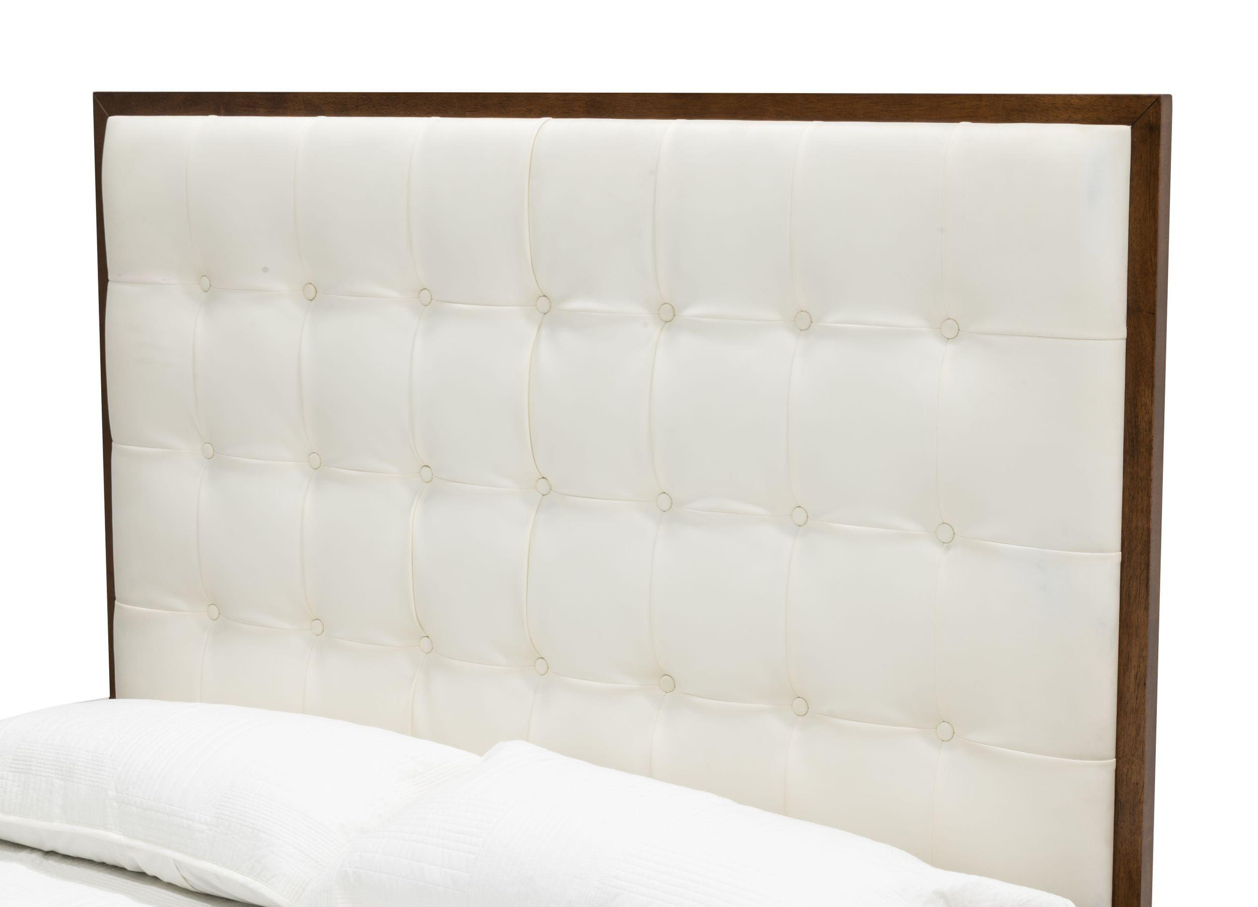 

                    
VIG Furniture Amberlie Panel Bedroom Set Walnut/White Vegan Leather Purchase 

