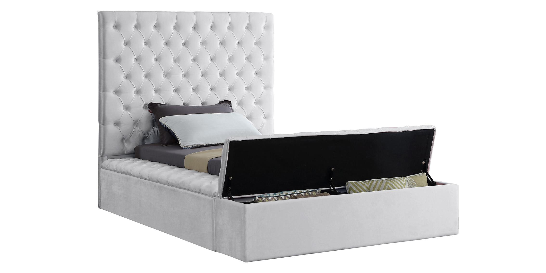 

    
BlissWhite-T Meridian Furniture Storage Bed
