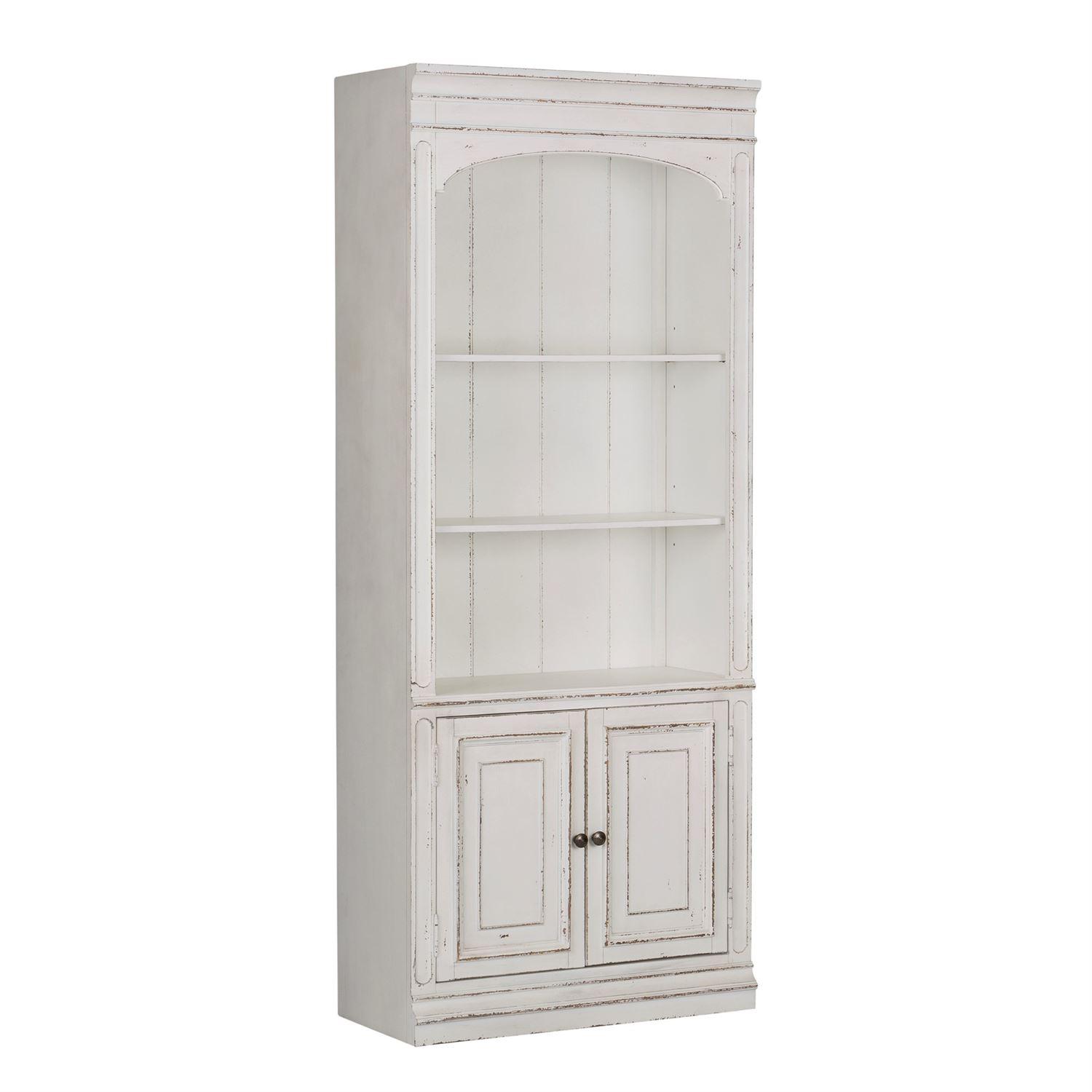

    
Liberty Furniture Magnolia Manor  (244-HOJ) Bookcase Bookcase White 244-HO201

